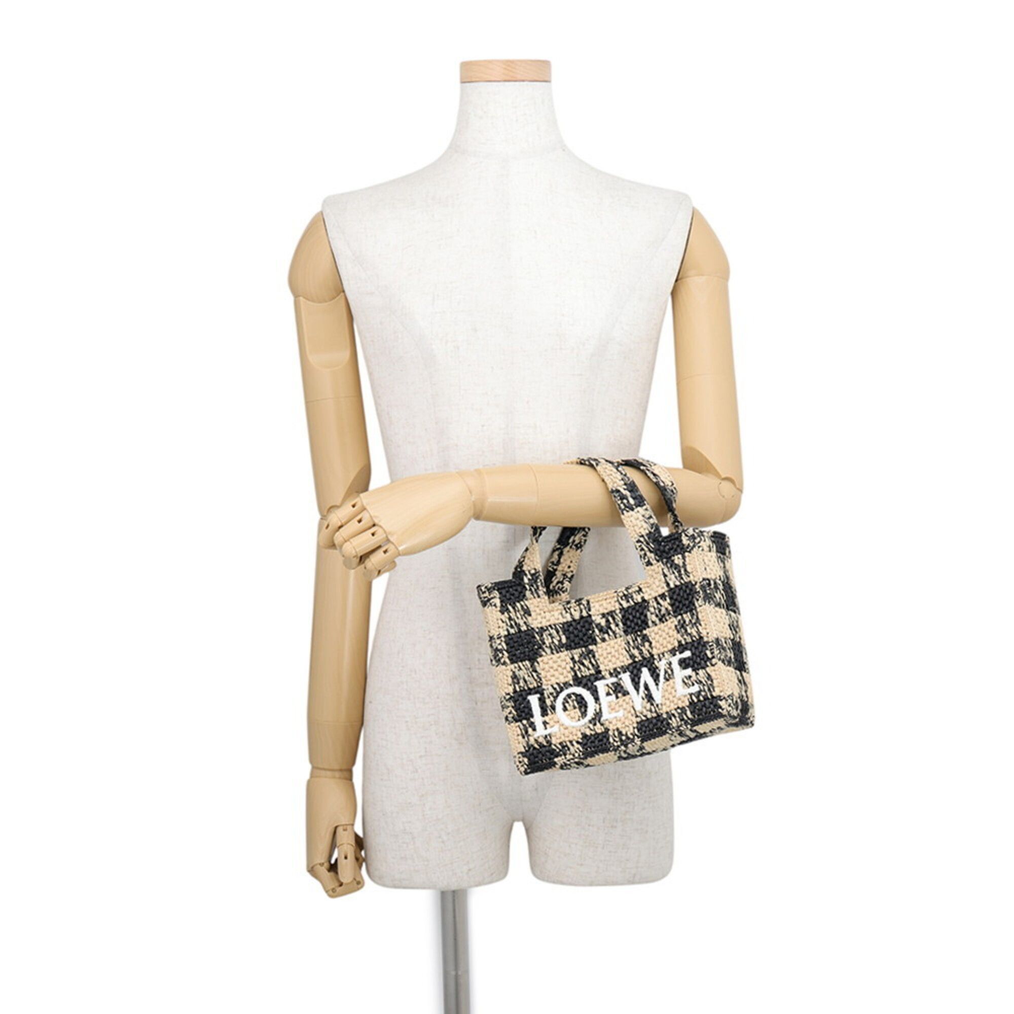 Raffia Leather Handbag (Pre-Owned) - Loewe - Modalova