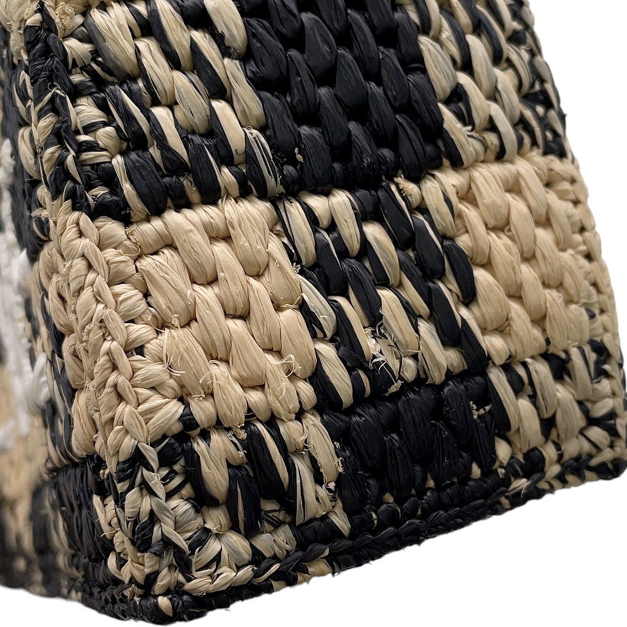 Raffia Leather Handbag (Pre-Owned) - Loewe - Modalova