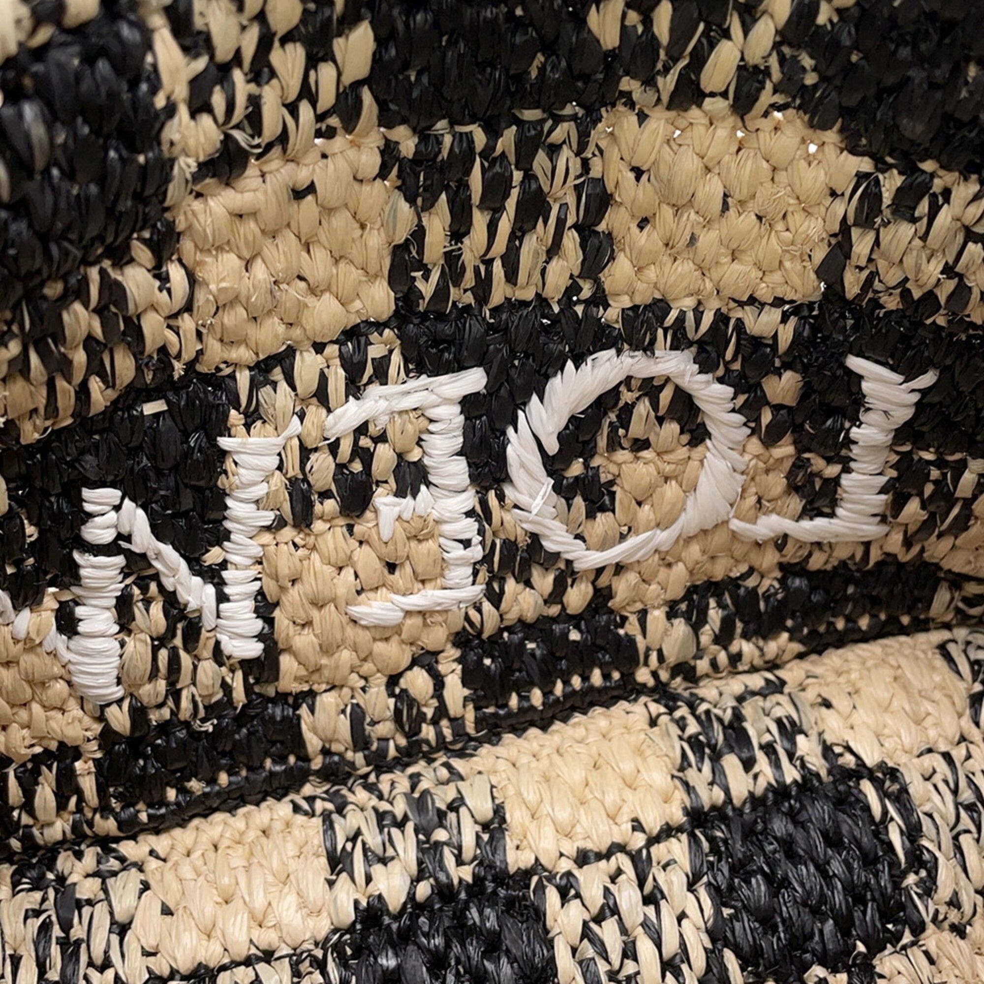 Raffia Leather Handbag (Pre-Owned) - Loewe - Modalova