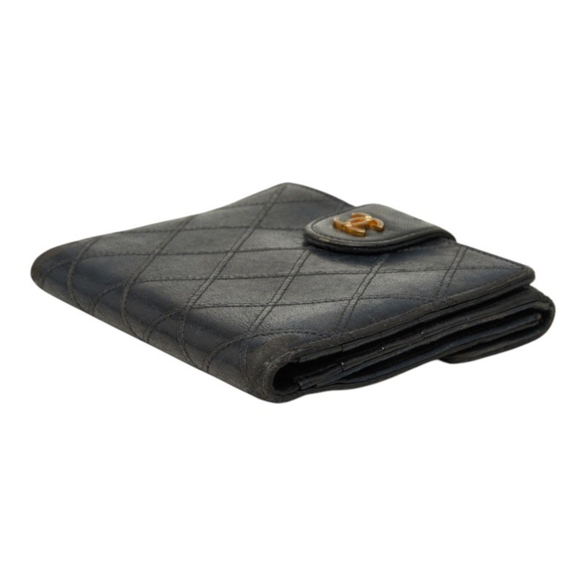 Leather Wallet (Bi-Fold) (Pre-Owned) - Chanel - Modalova