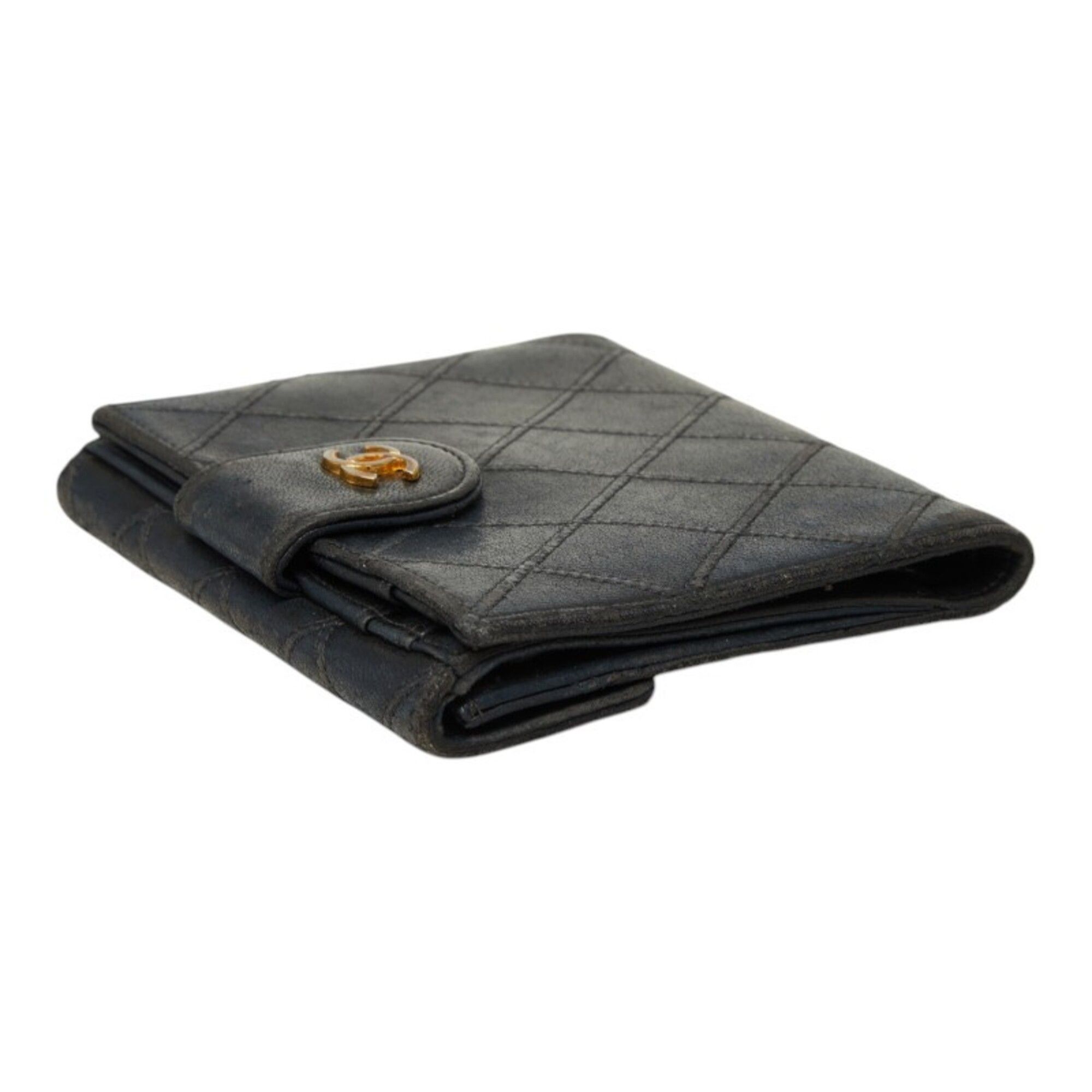 Leather Wallet (Bi-Fold) (Pre-Owned) - Chanel - Modalova