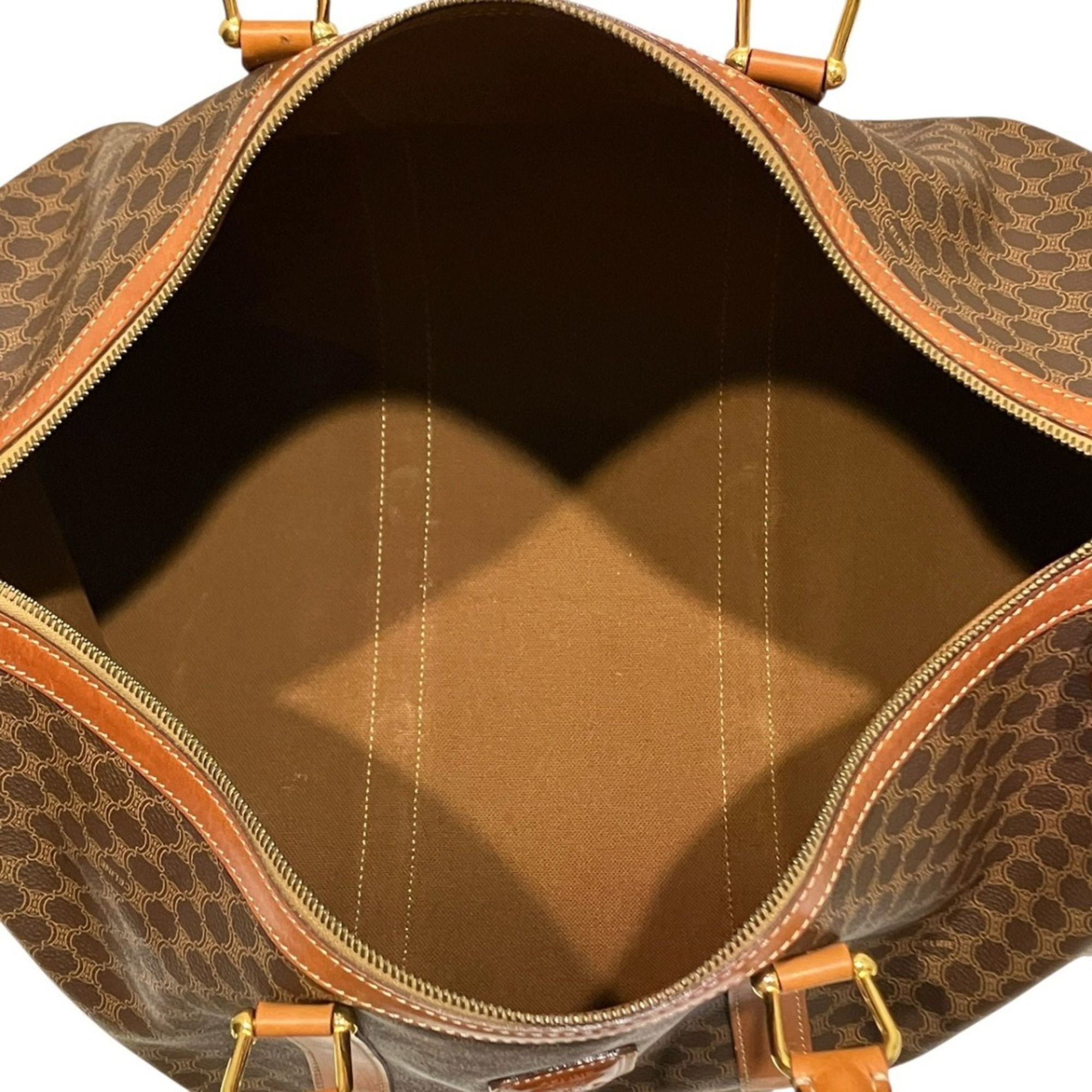 Macadam Leather Boston Bag (Pre-Owned) - Celine - Modalova