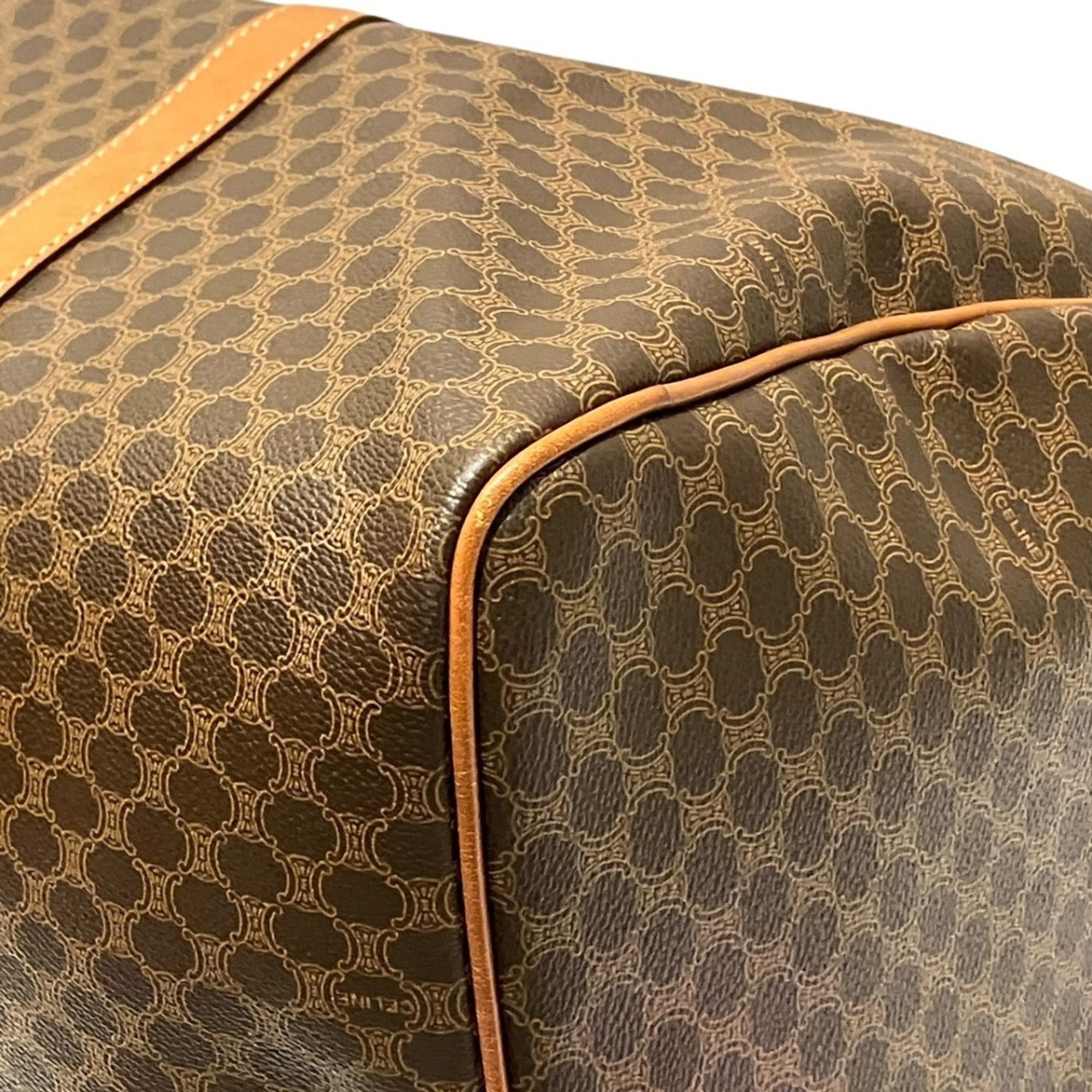Macadam Leather Boston Bag (Pre-Owned) - Celine - Modalova