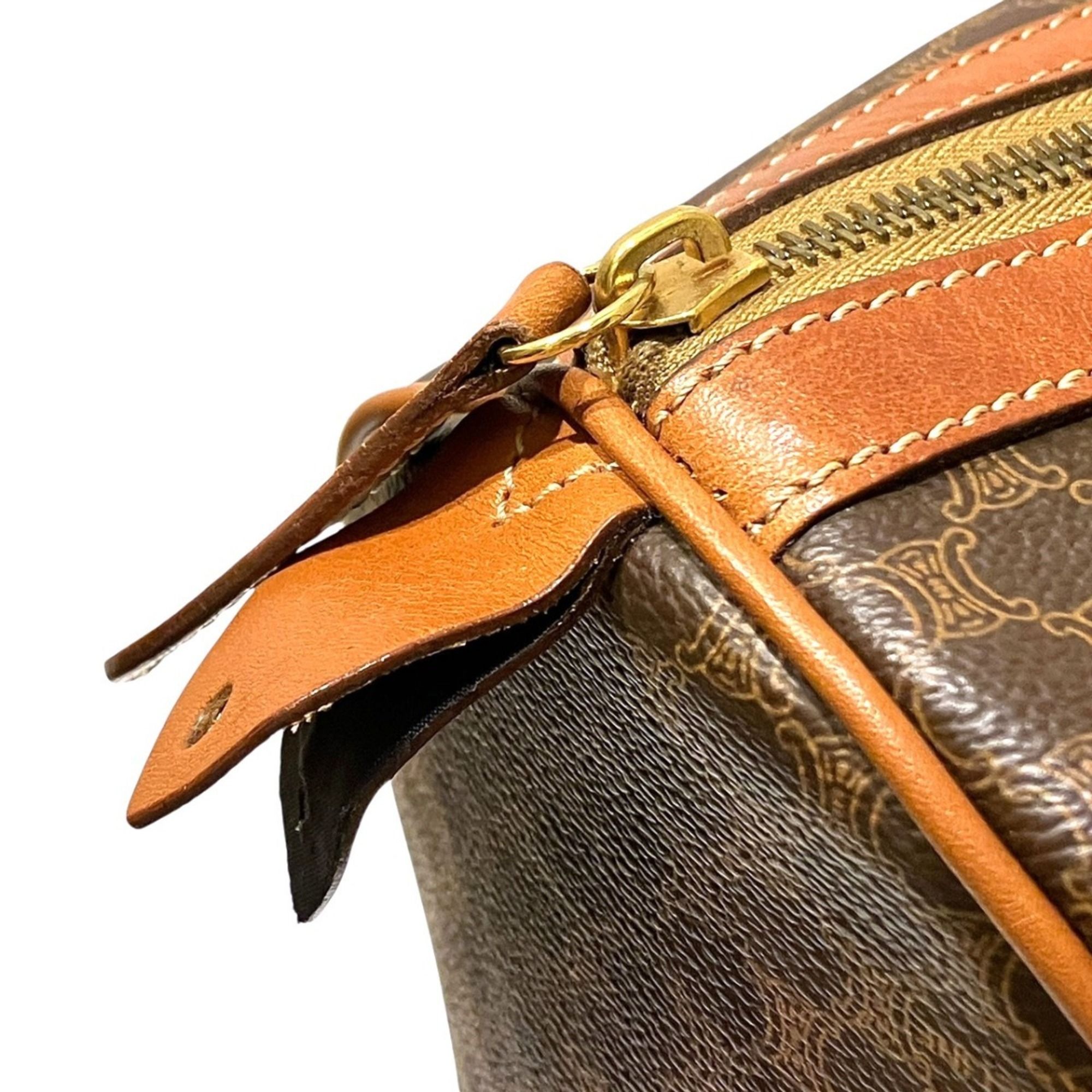 Macadam Leather Boston Bag (Pre-Owned) - Celine - Modalova