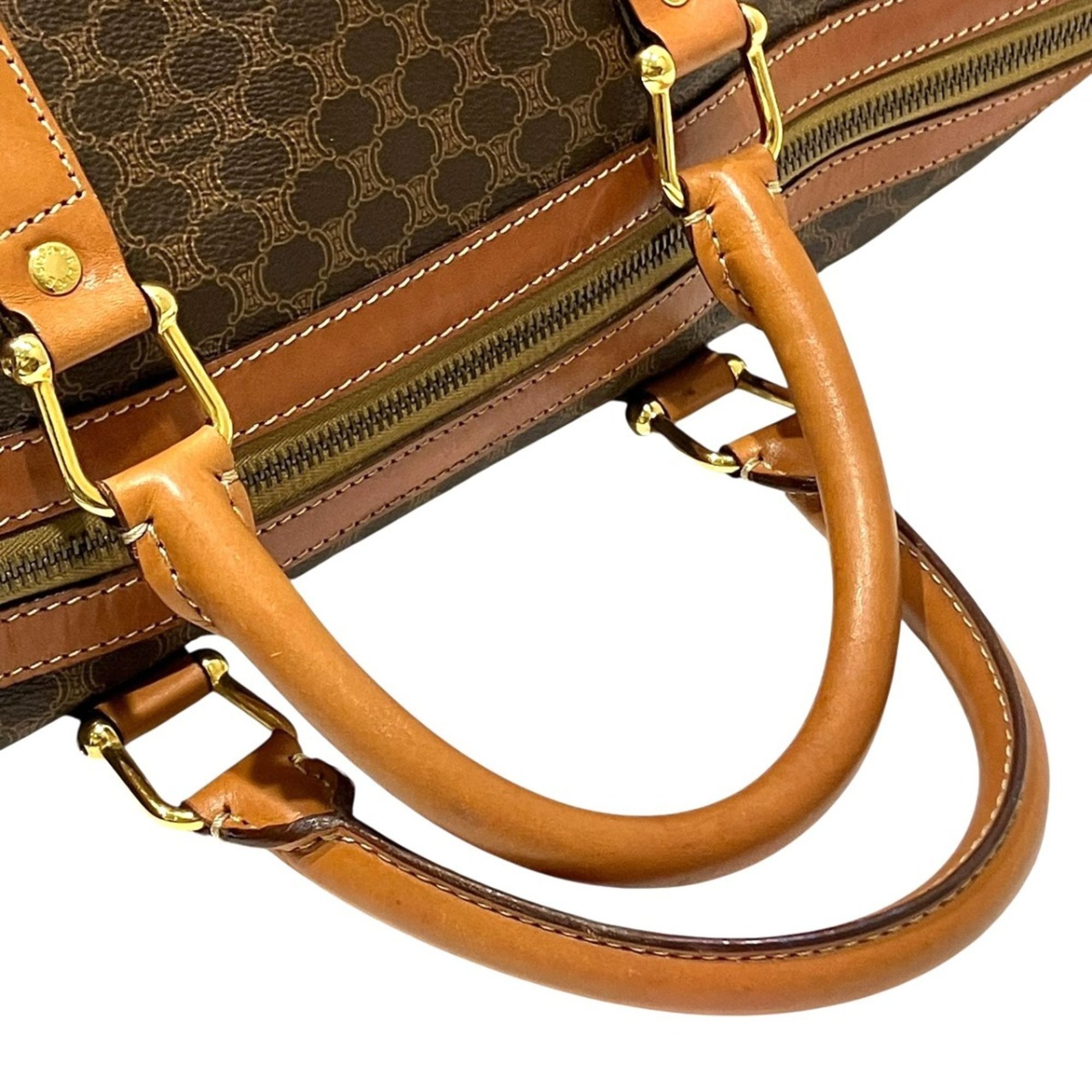 Macadam Leather Boston Bag (Pre-Owned) - Celine - Modalova