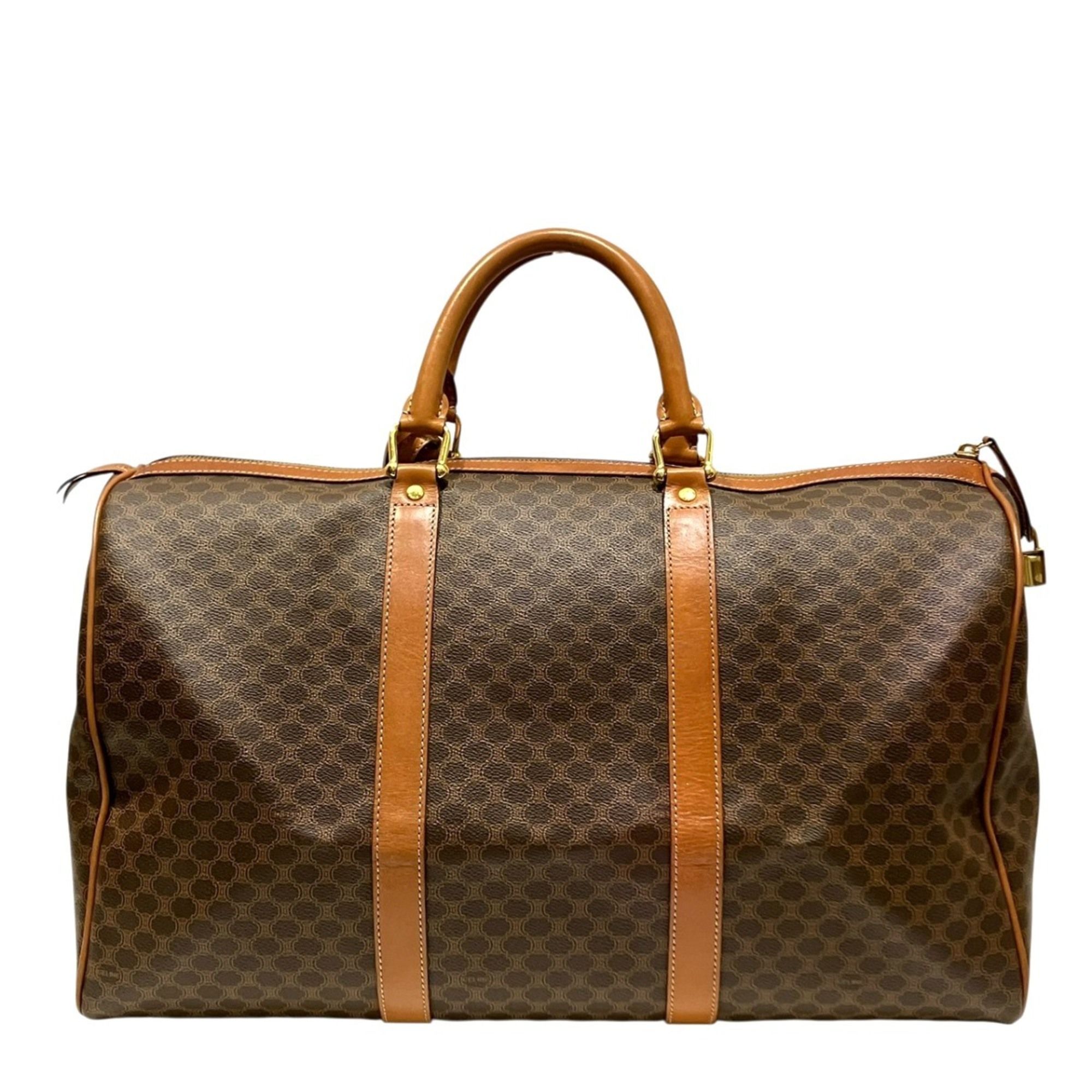 Macadam Leather Boston Bag (Pre-Owned) - Celine - Modalova