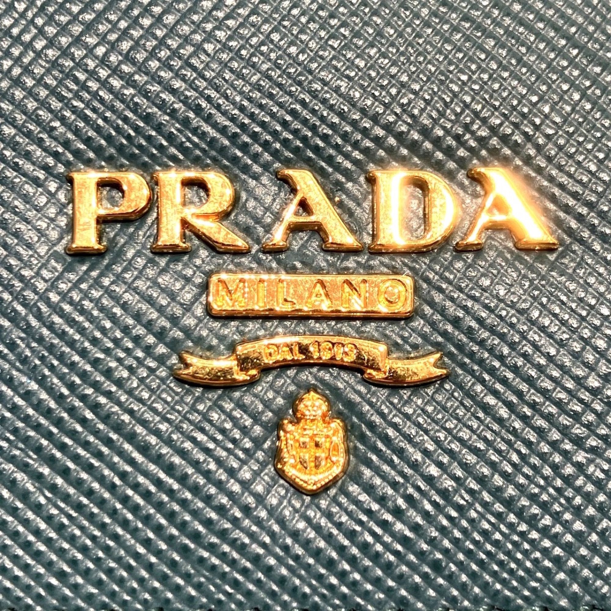 Leather Long Wallet (Bi-Fold) (Pre-Owned) - Prada - Modalova