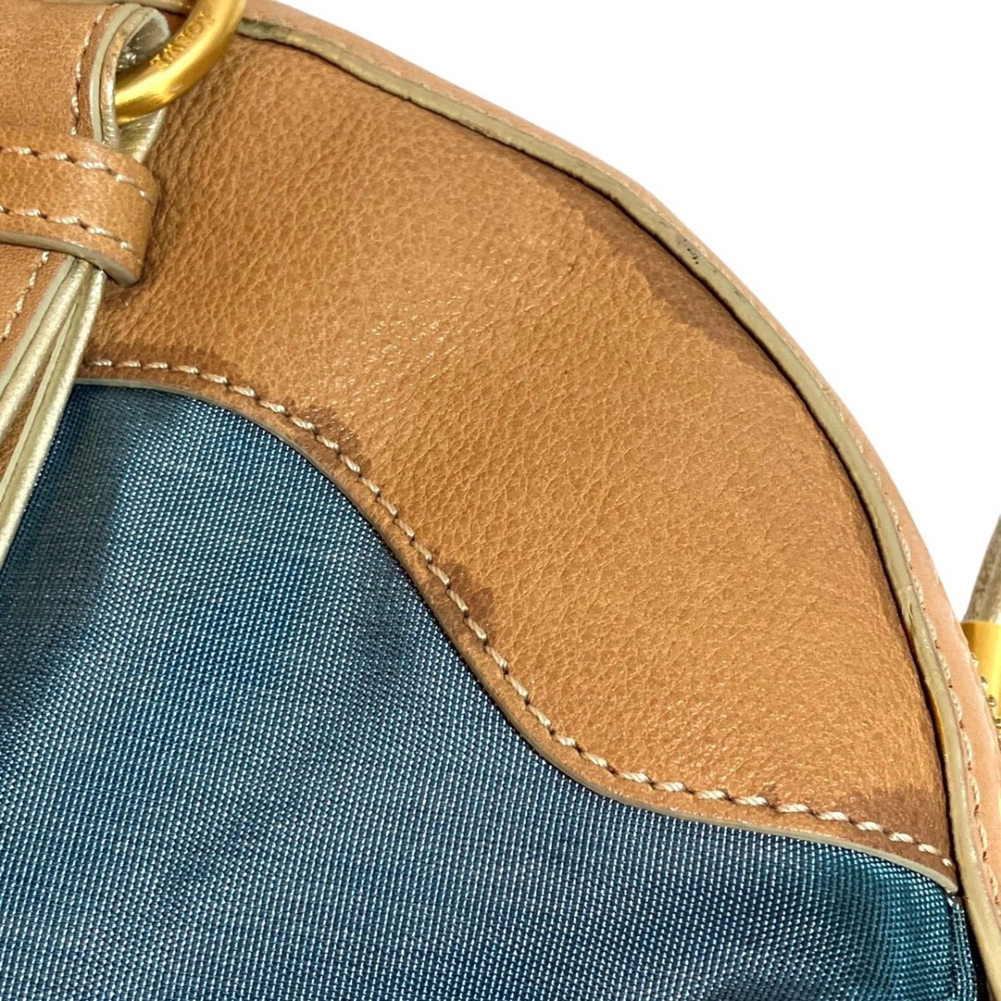 Nylon Leather Handbag (Pre-Owned) - Loewe - Modalova