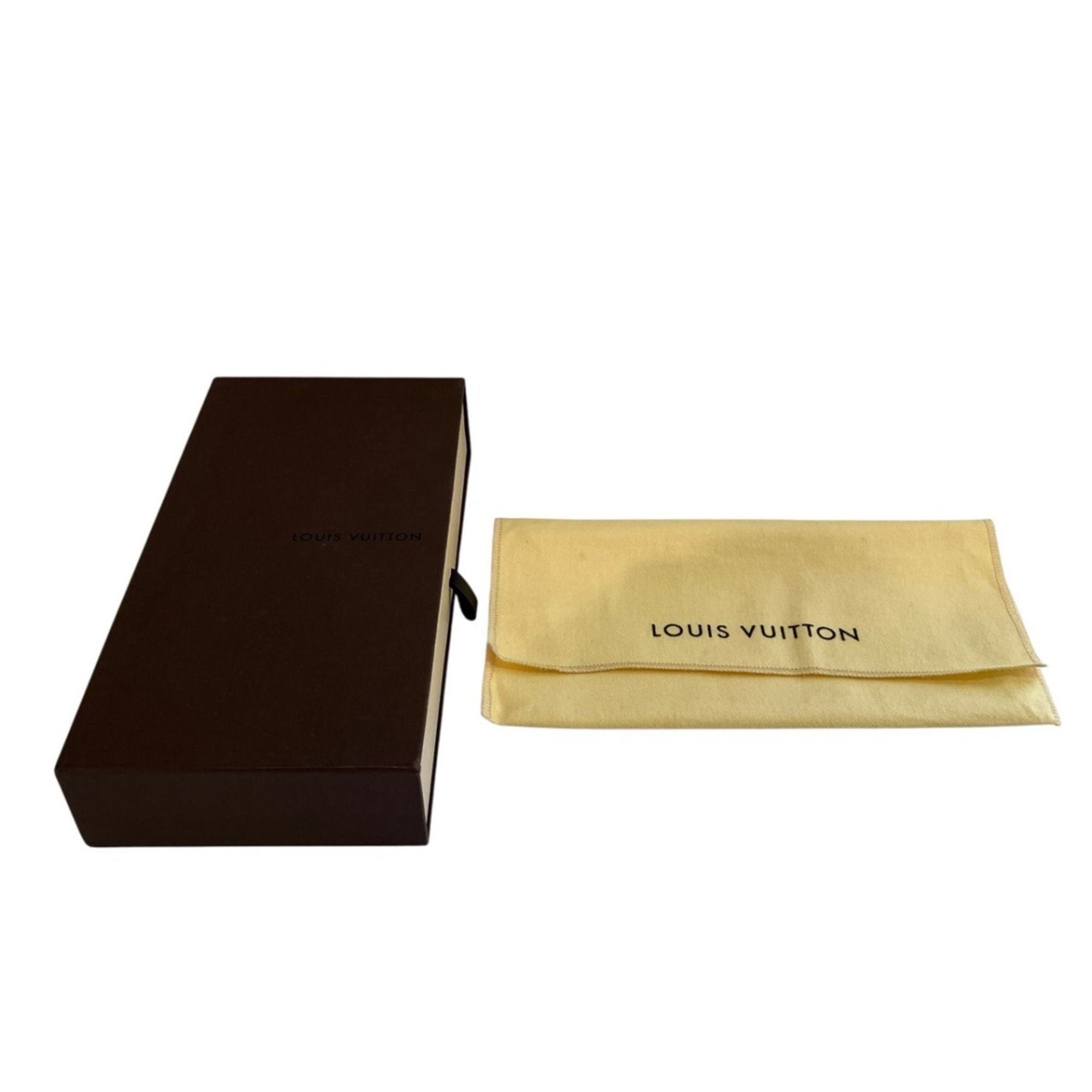 Damier Azur Damier Canvas Long Wallet (Bi-Fold) (Pre-Owned) - Louis Vuitton - Modalova