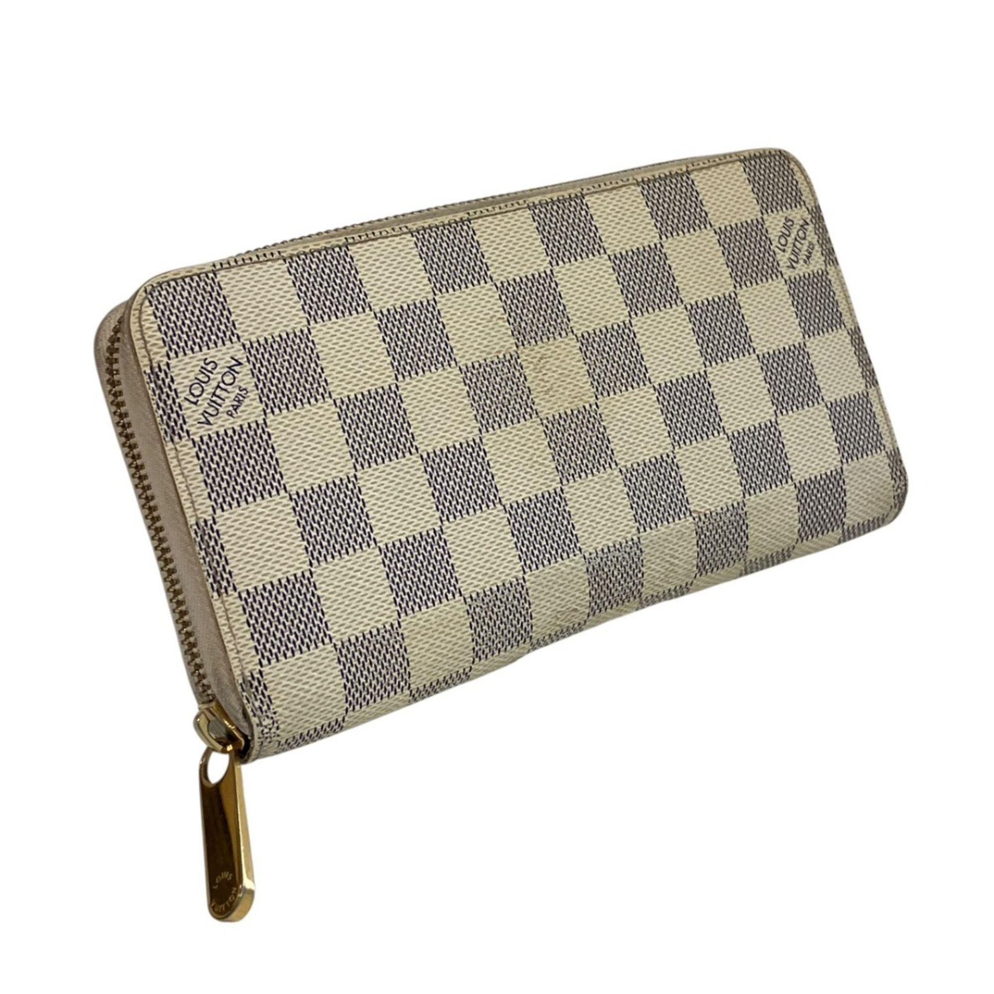 Damier Azur Damier Canvas Long Wallet (Bi-Fold) (Pre-Owned) - Louis Vuitton - Modalova