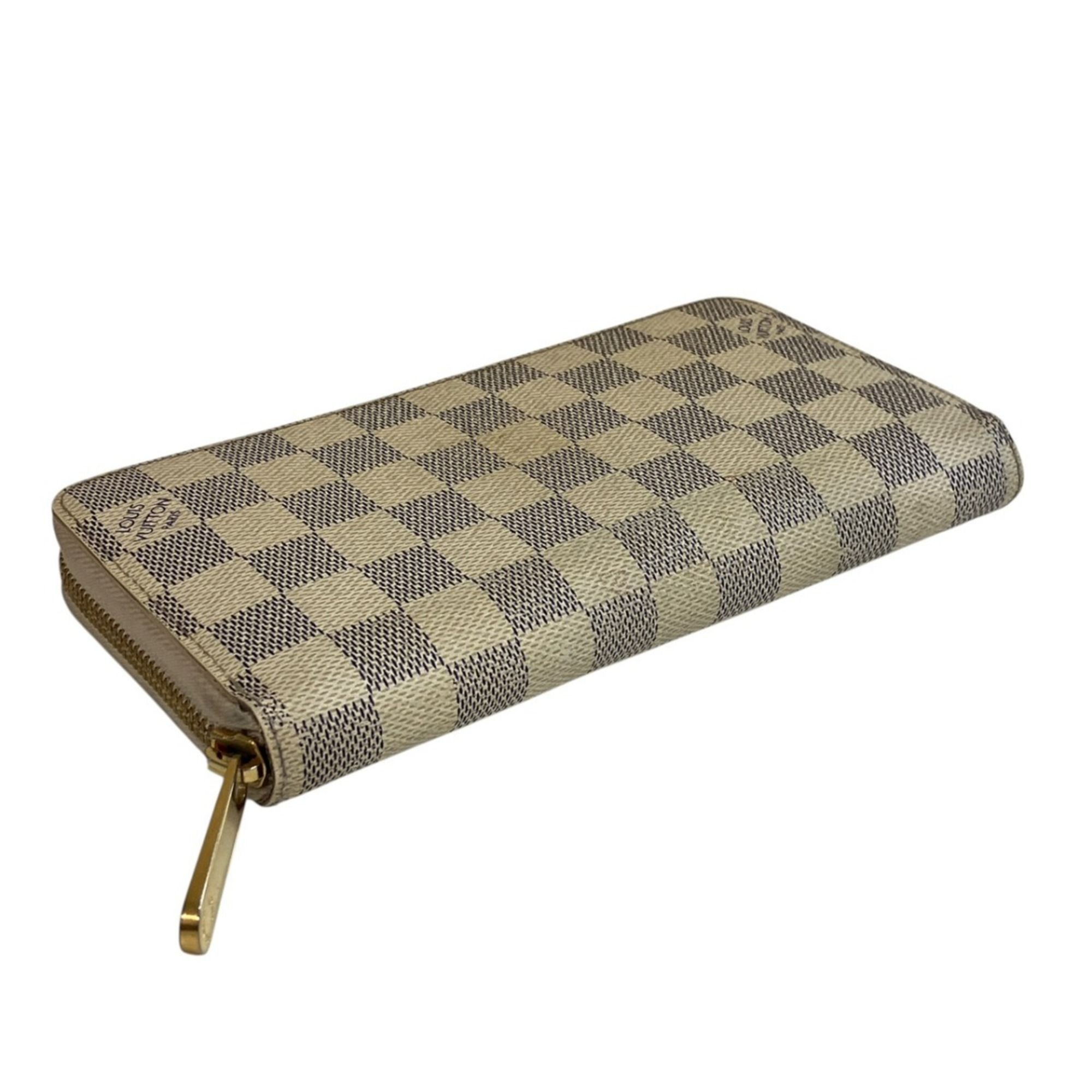 Damier Azur Damier Canvas Long Wallet (Bi-Fold) (Pre-Owned) - Louis Vuitton - Modalova