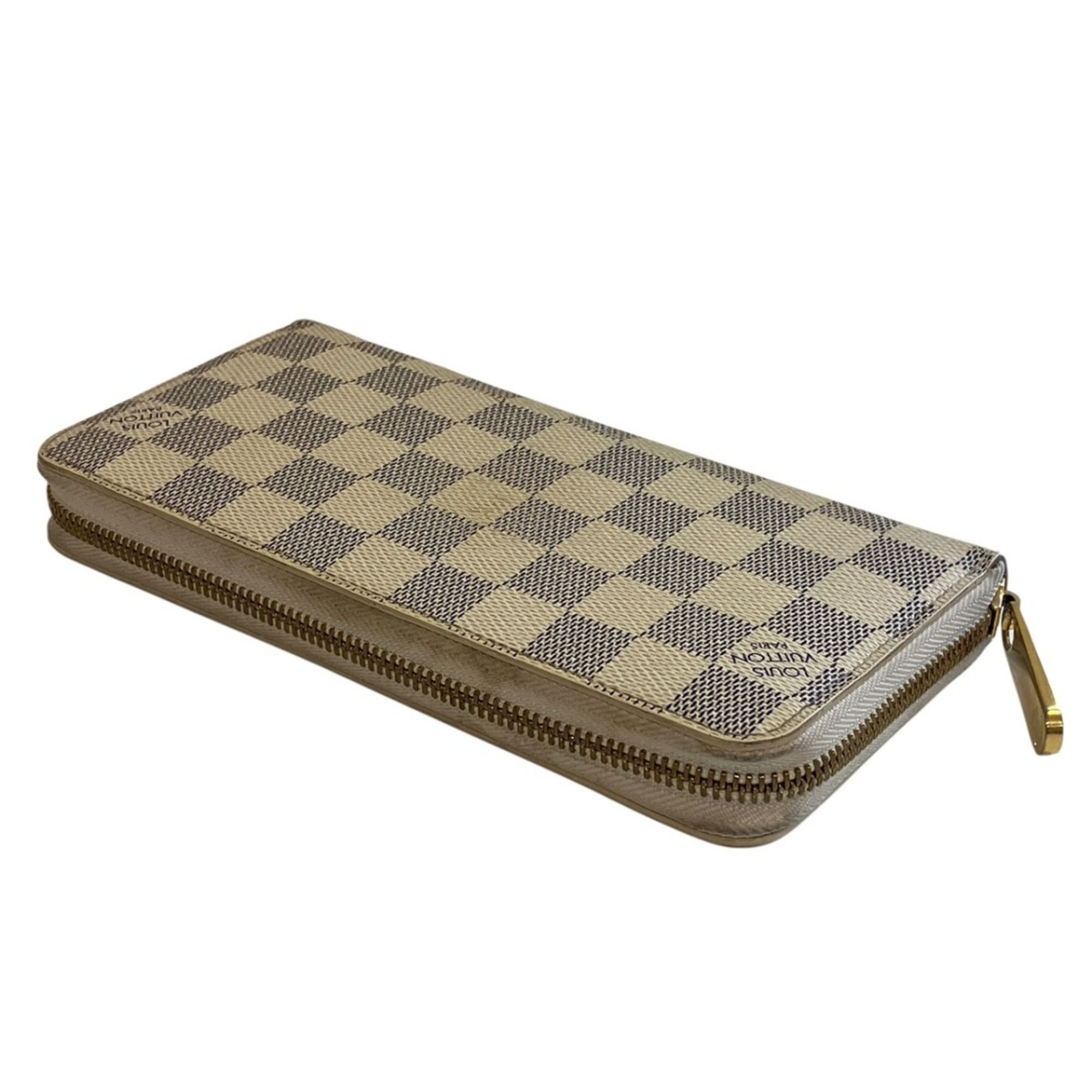 Damier Azur Damier Canvas Long Wallet (Bi-Fold) (Pre-Owned) - Louis Vuitton - Modalova