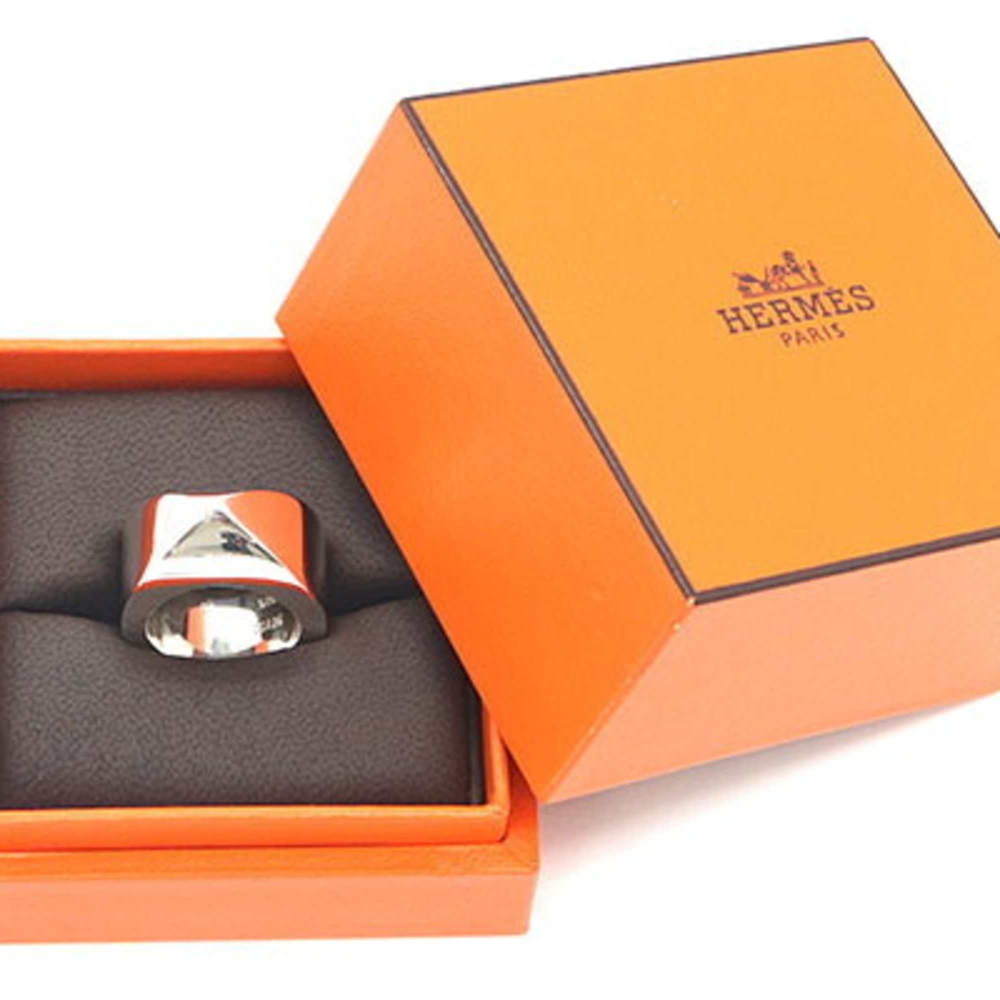Medor Sterling Silver 925 Band Ring (Pre-Owned) - Hermes - Modalova