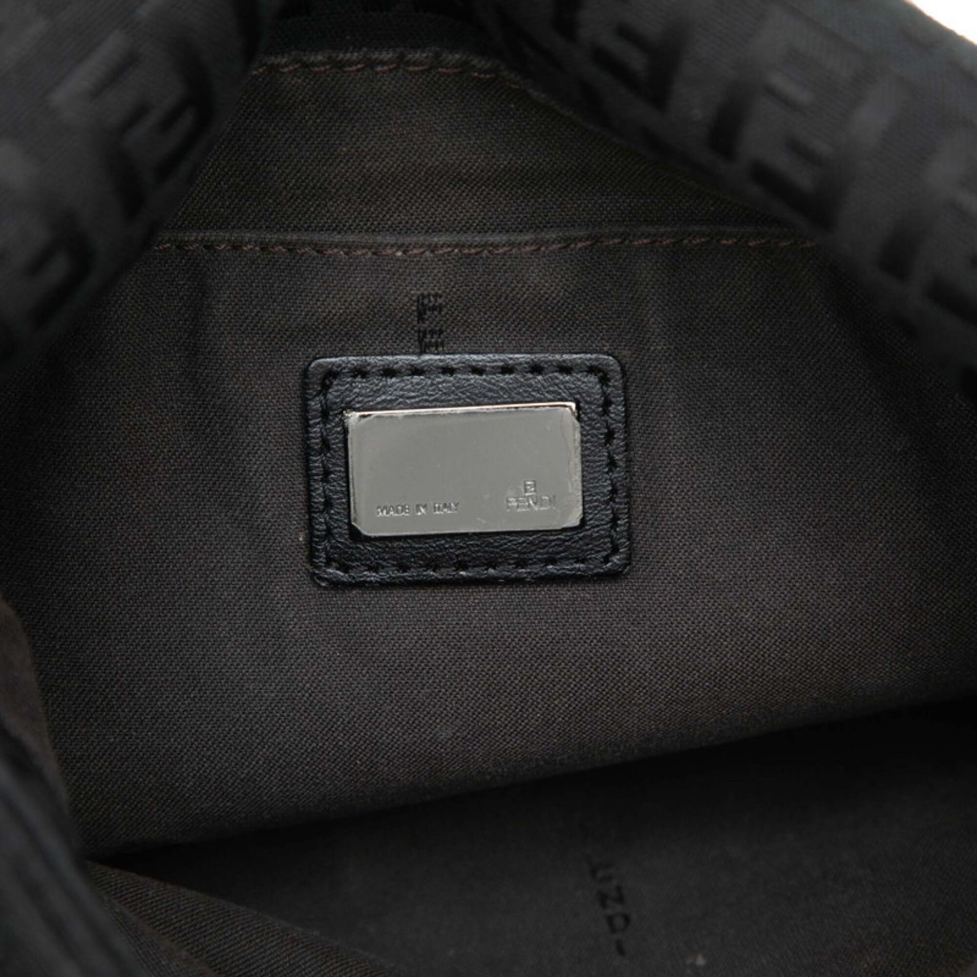 Canvas Leather Shoulder Bag (Pre-Owned) - Fendi - Modalova