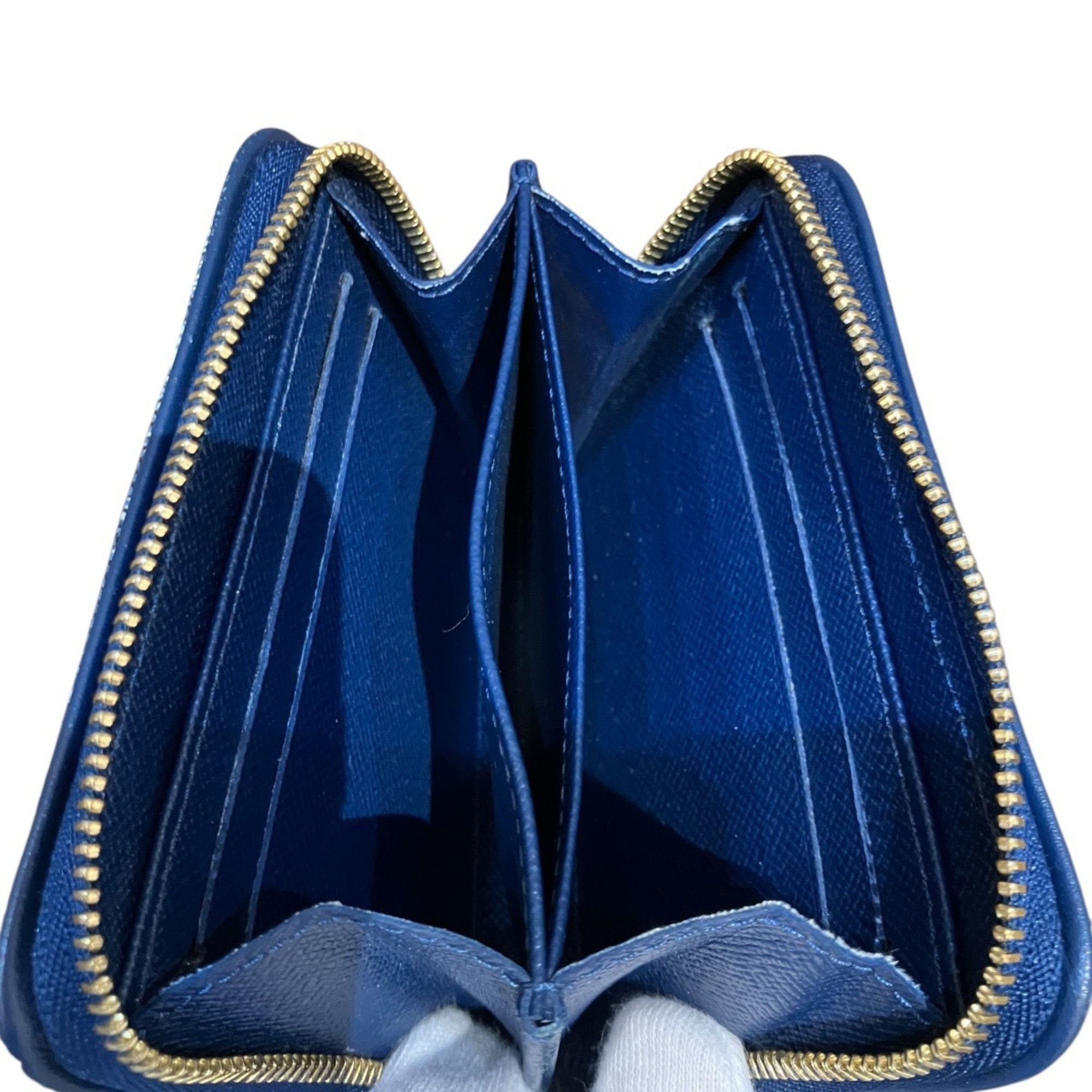Monogram Denim Denim Coin Purse/Coin Case (Pre-Owned) - Louis Vuitton - Modalova
