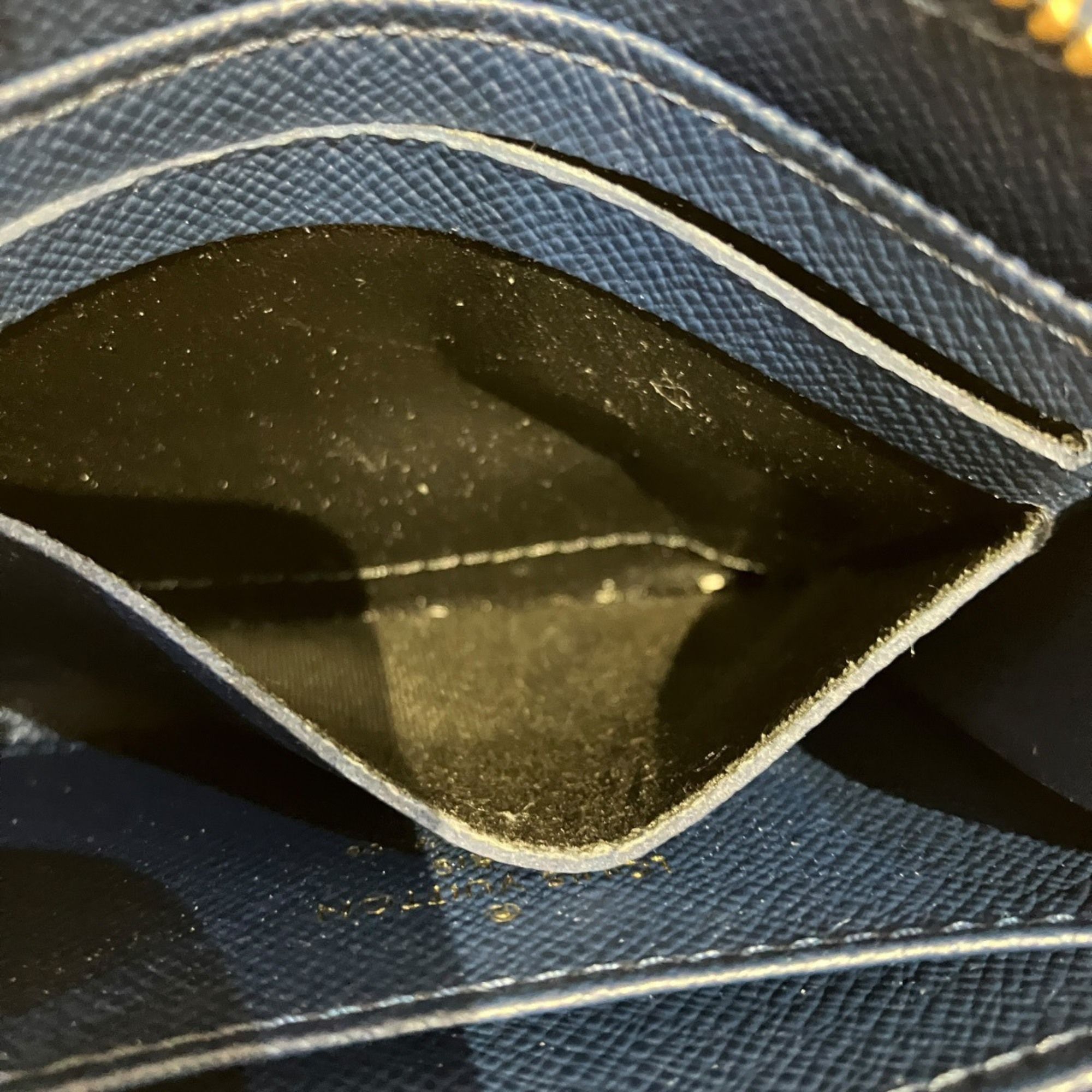 Monogram Denim Denim Coin Purse/Coin Case (Pre-Owned) - Louis Vuitton - Modalova