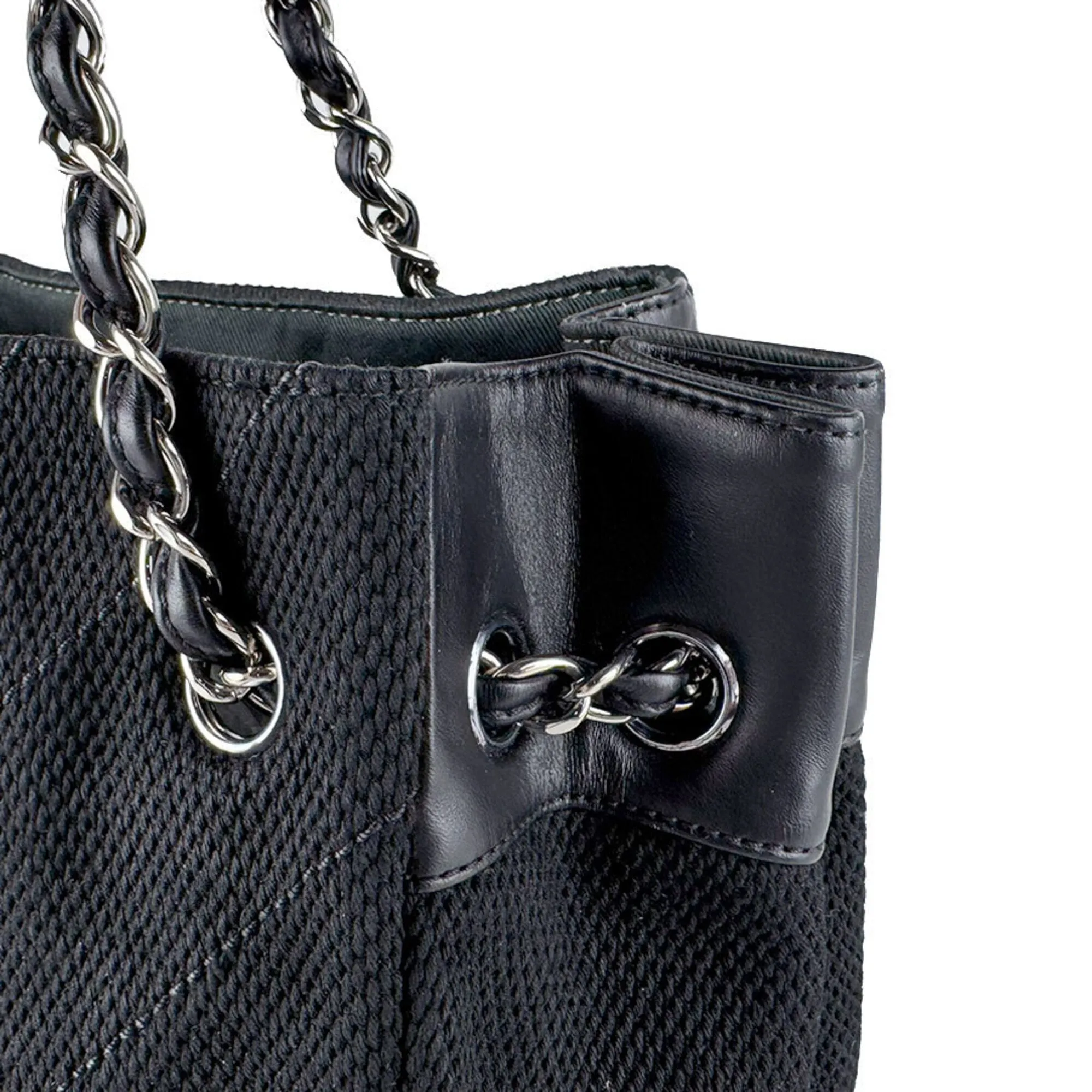 Canvas Leather Shoulder Bag (Pre-Owned) - Chanel - Modalova
