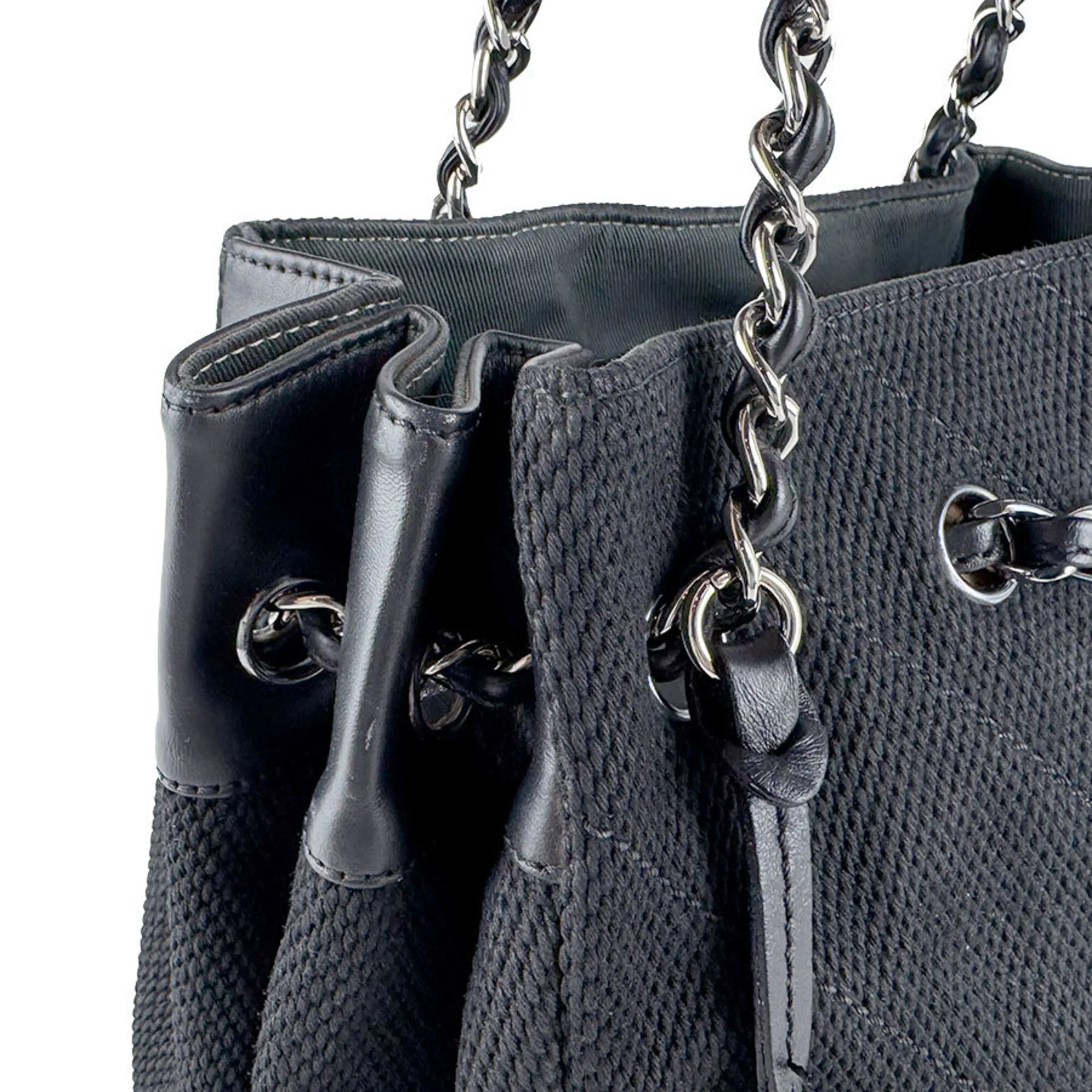 Canvas Leather Shoulder Bag (Pre-Owned) - Chanel - Modalova