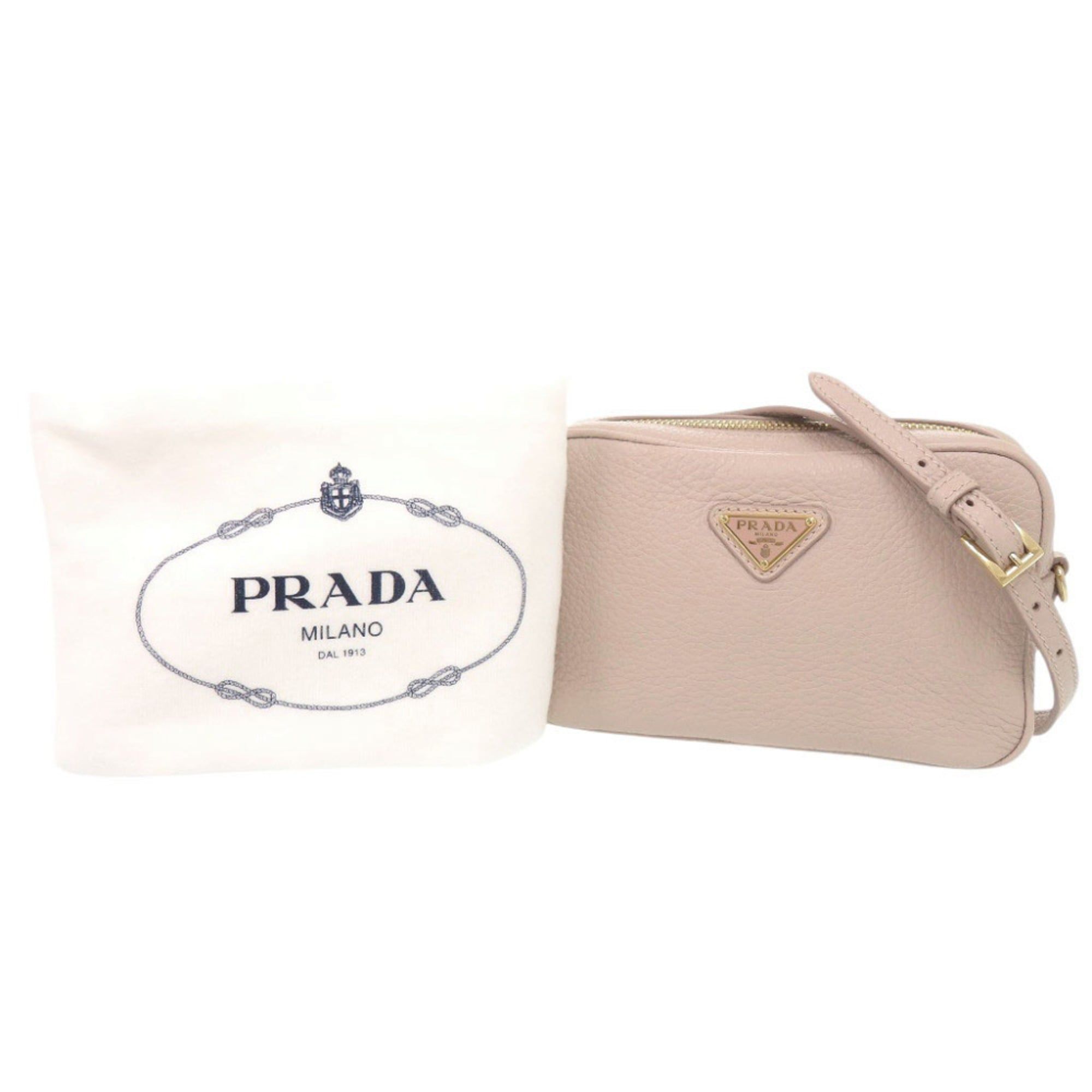 Leather Shoulder Bag (Pre-Owned) - Prada - Modalova