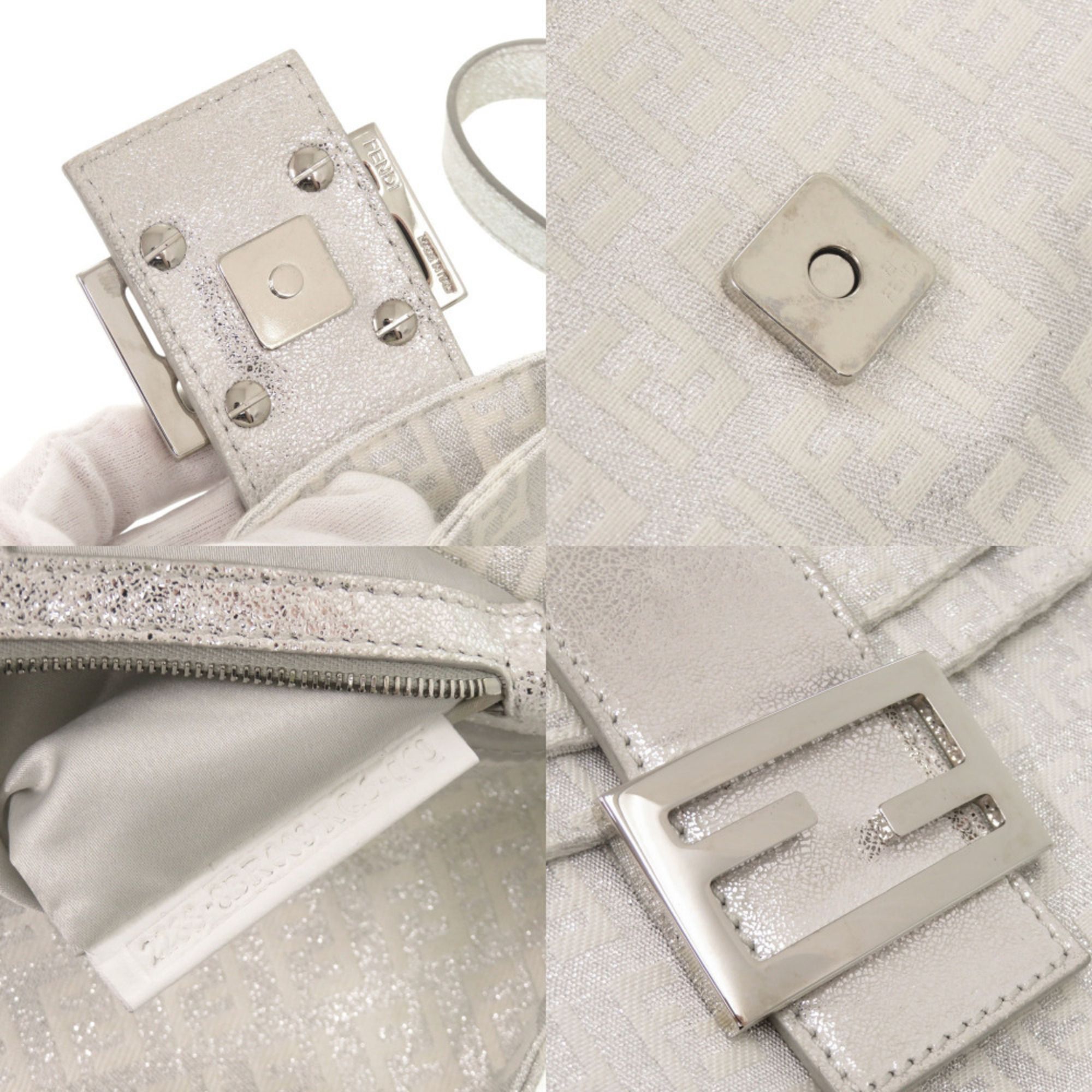 Canvas Leather Handbag Shoulder Bag (Pre-Owned) - Fendi - Modalova