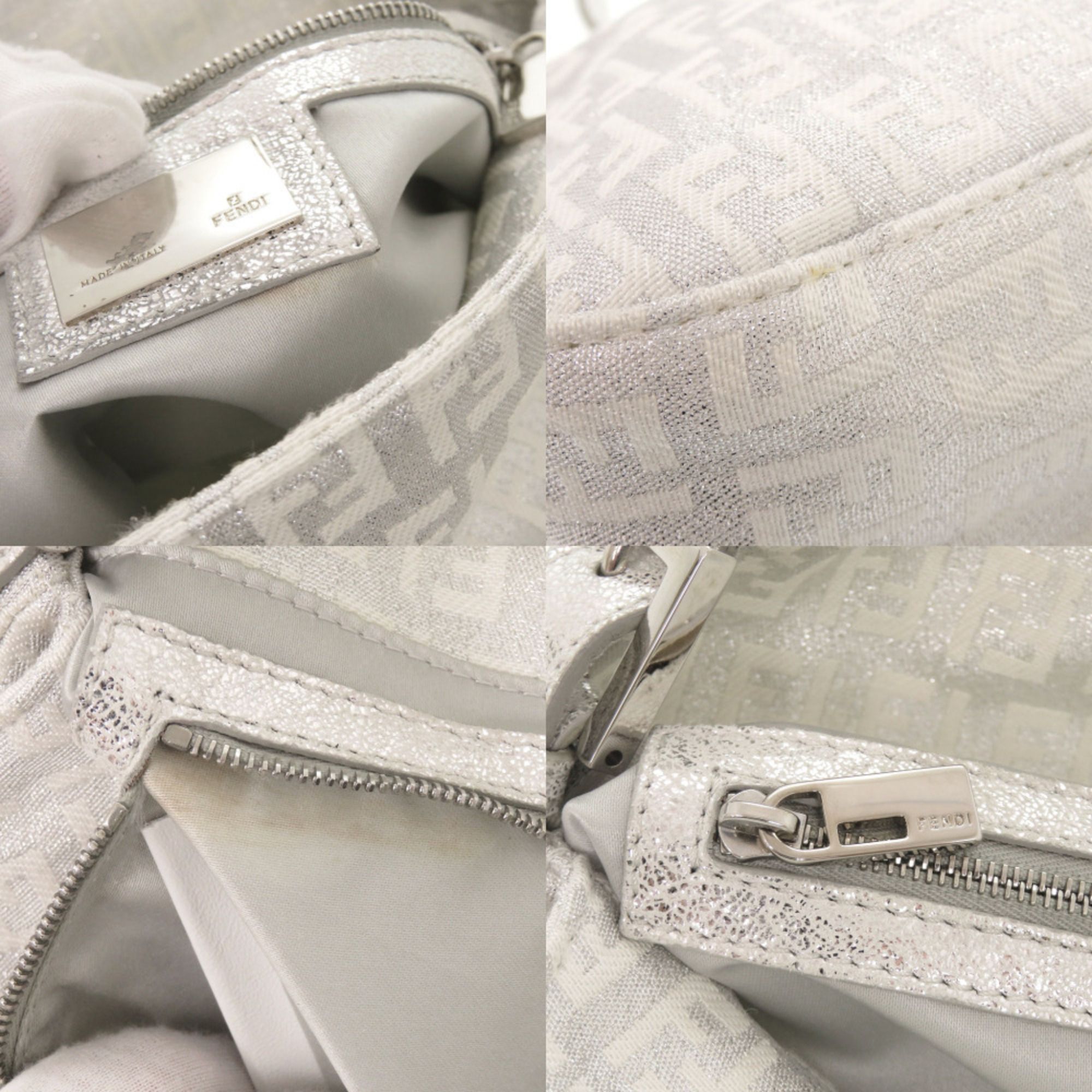 Canvas Leather Handbag Shoulder Bag (Pre-Owned) - Fendi - Modalova