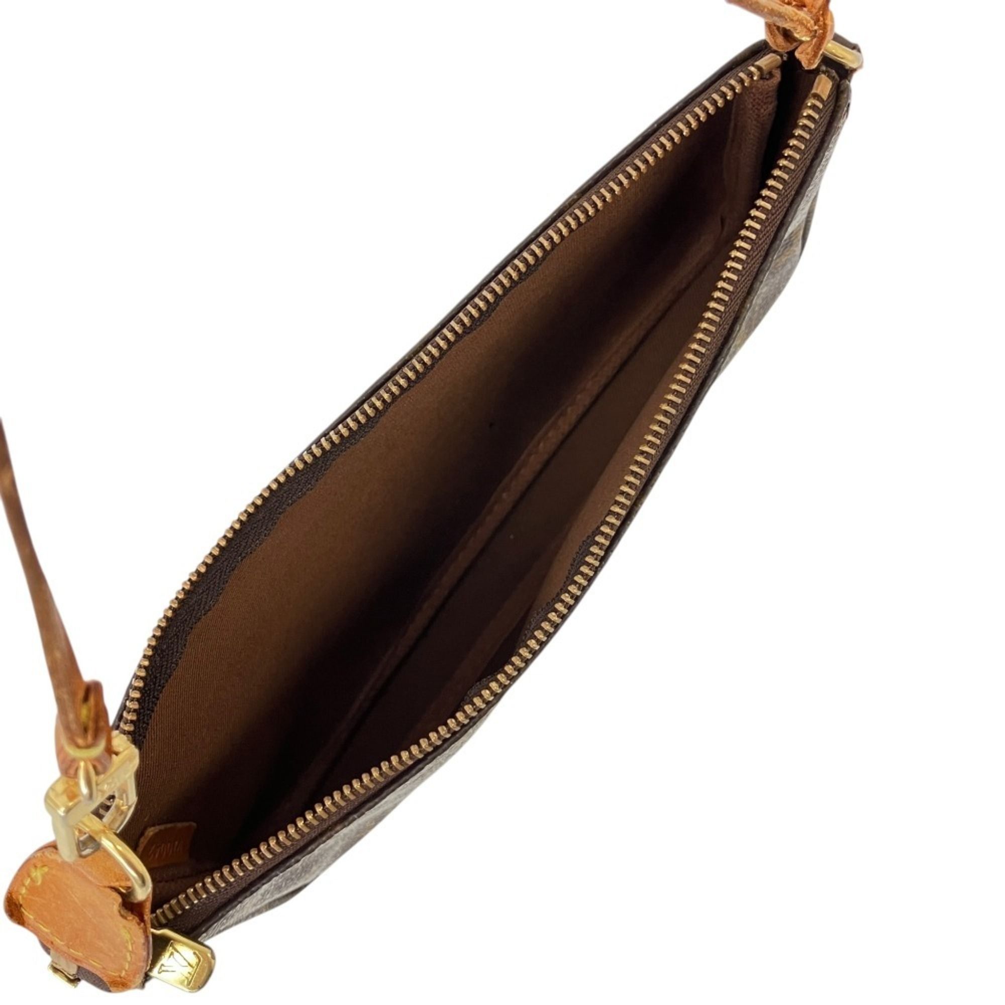 Monogram Leather Pochette (Pre-Owned) - Louis Vuitton - Modalova