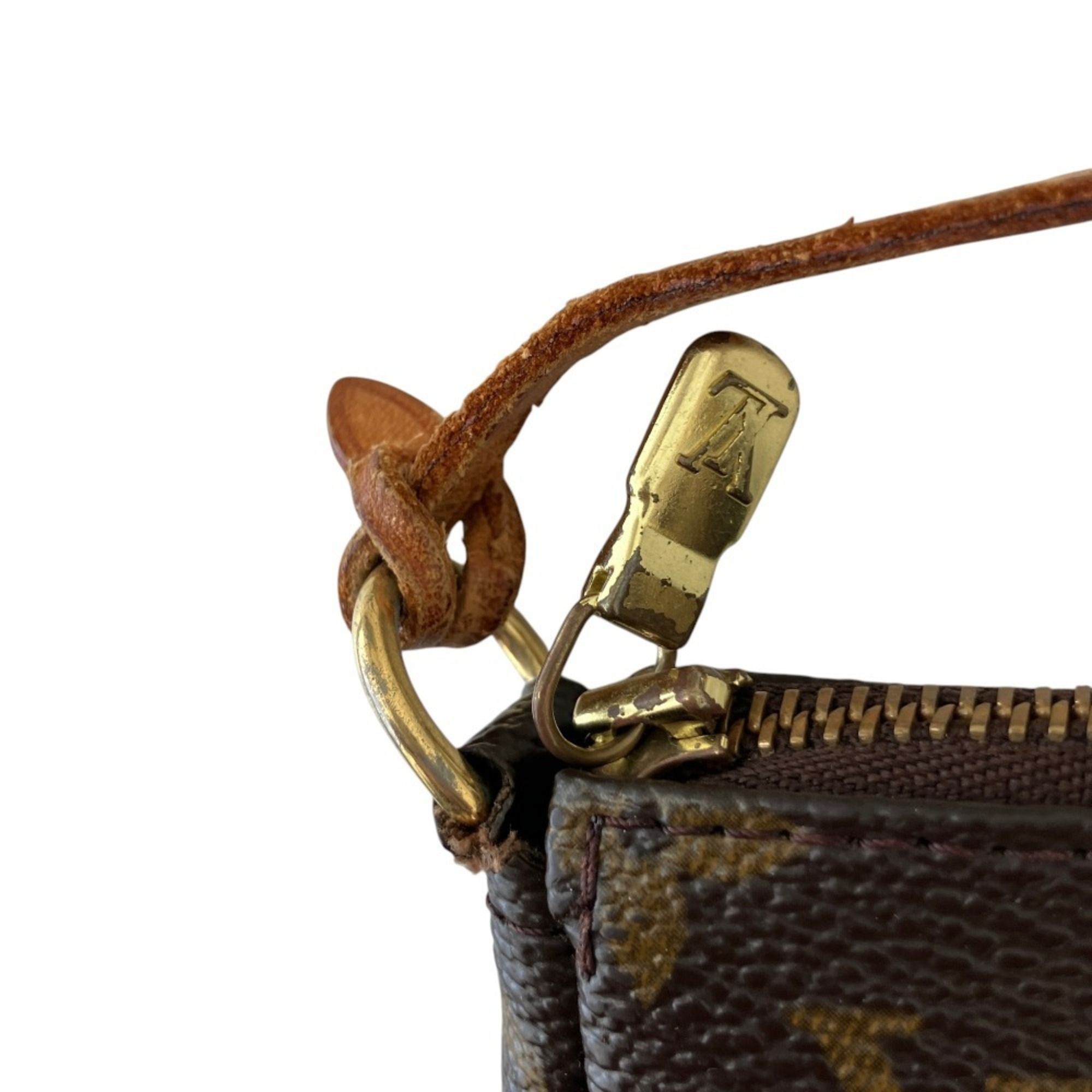 Monogram Leather Pochette (Pre-Owned) - Louis Vuitton - Modalova