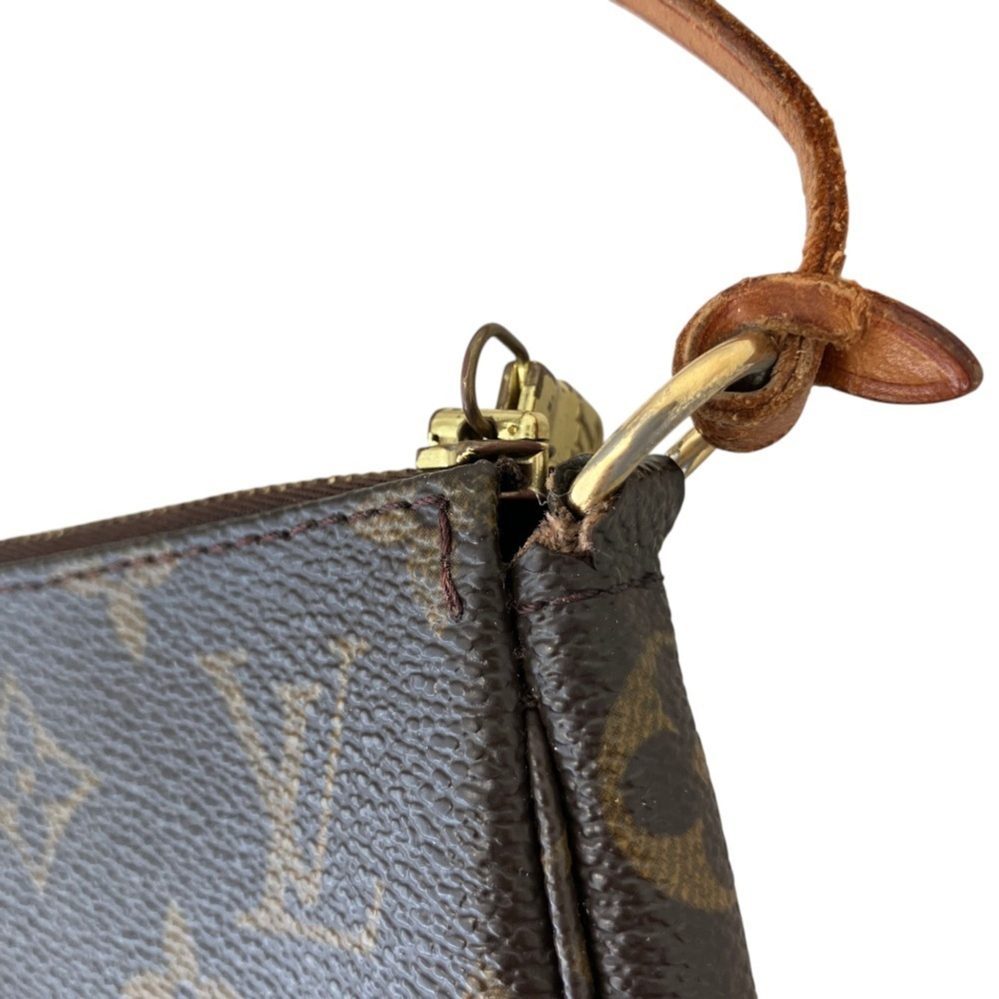 Monogram Leather Pochette (Pre-Owned) - Louis Vuitton - Modalova
