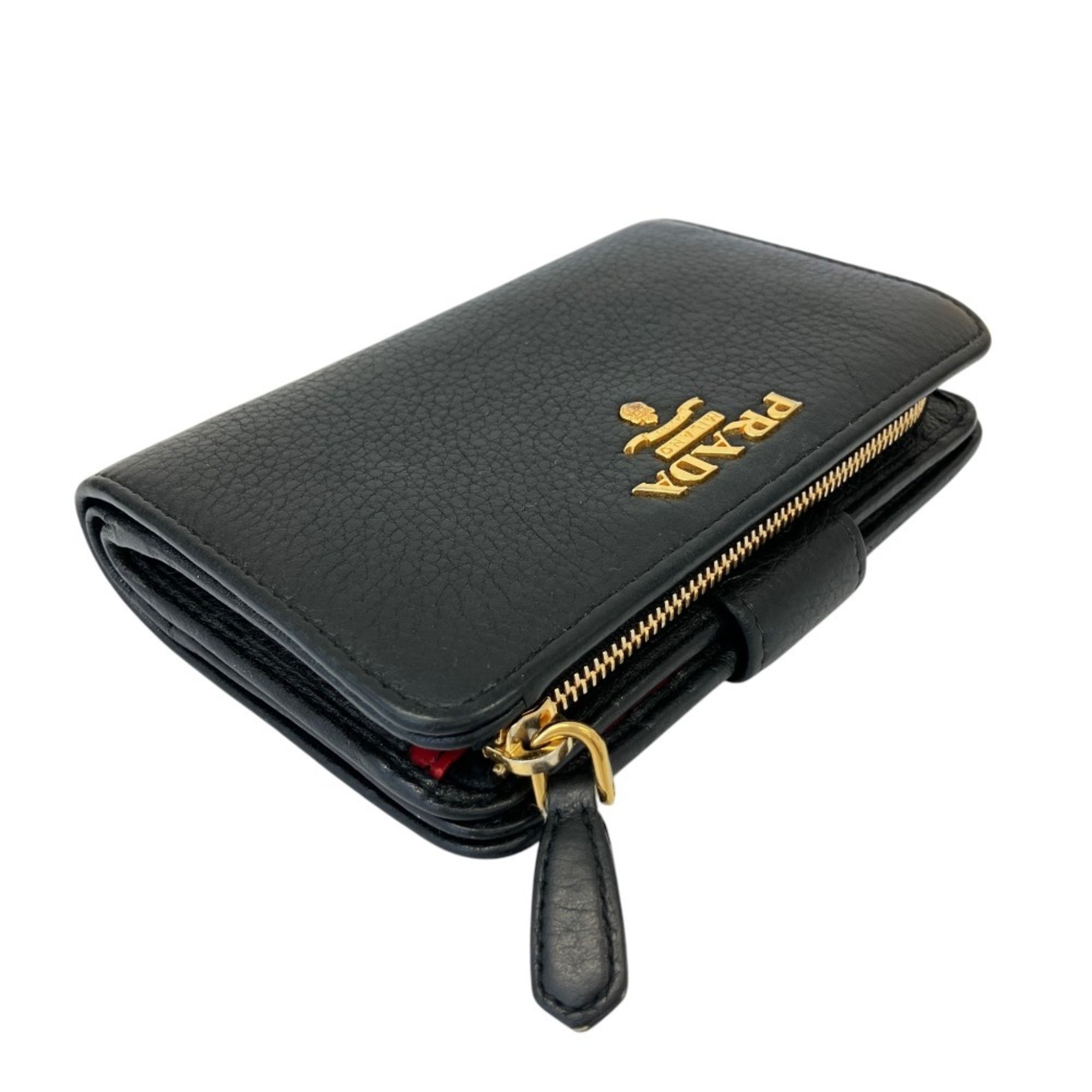 Leather Wallet (Bi-Fold) (Pre-Owned) - Prada - Modalova