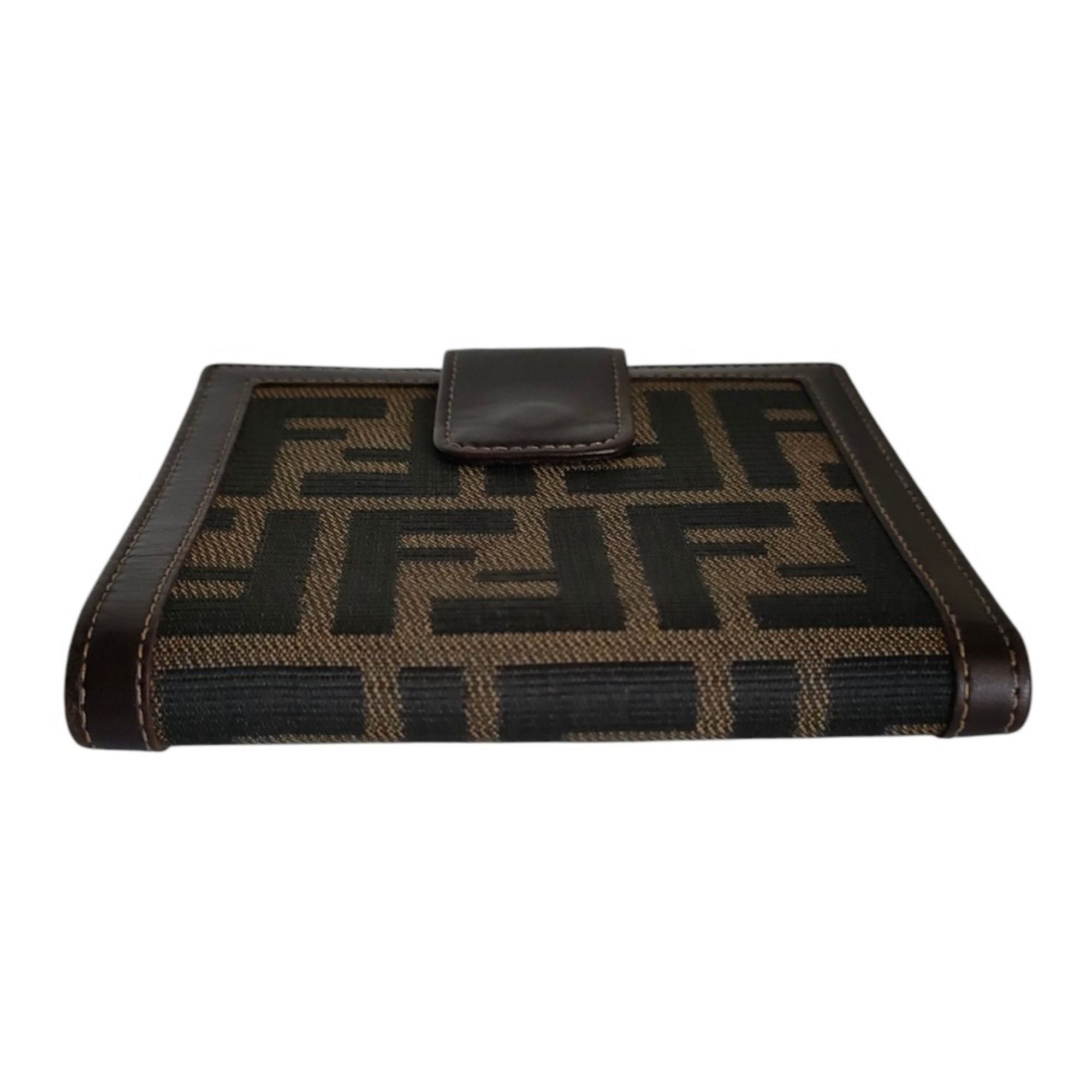 Zucca Canvas Leather Wallet (Bi-Fold) (Pre-Owned) - Fendi - Modalova