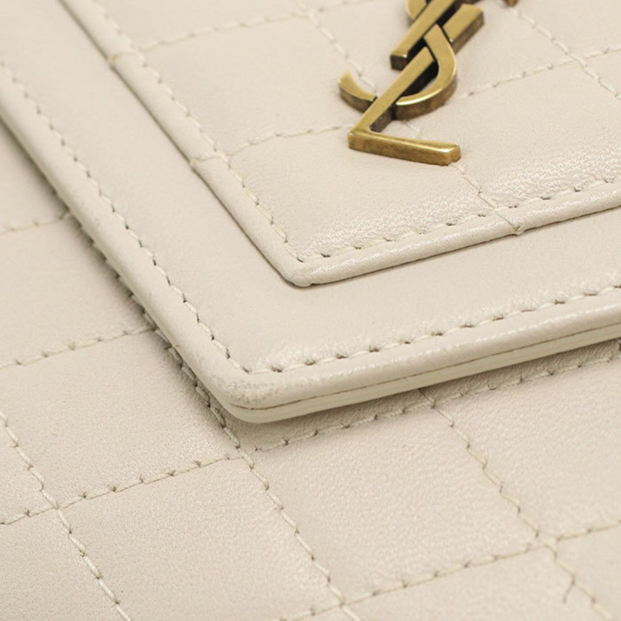 Leather Wallet (Tri-Fold) (Pre-Owned) - Saint Laurent - Modalova