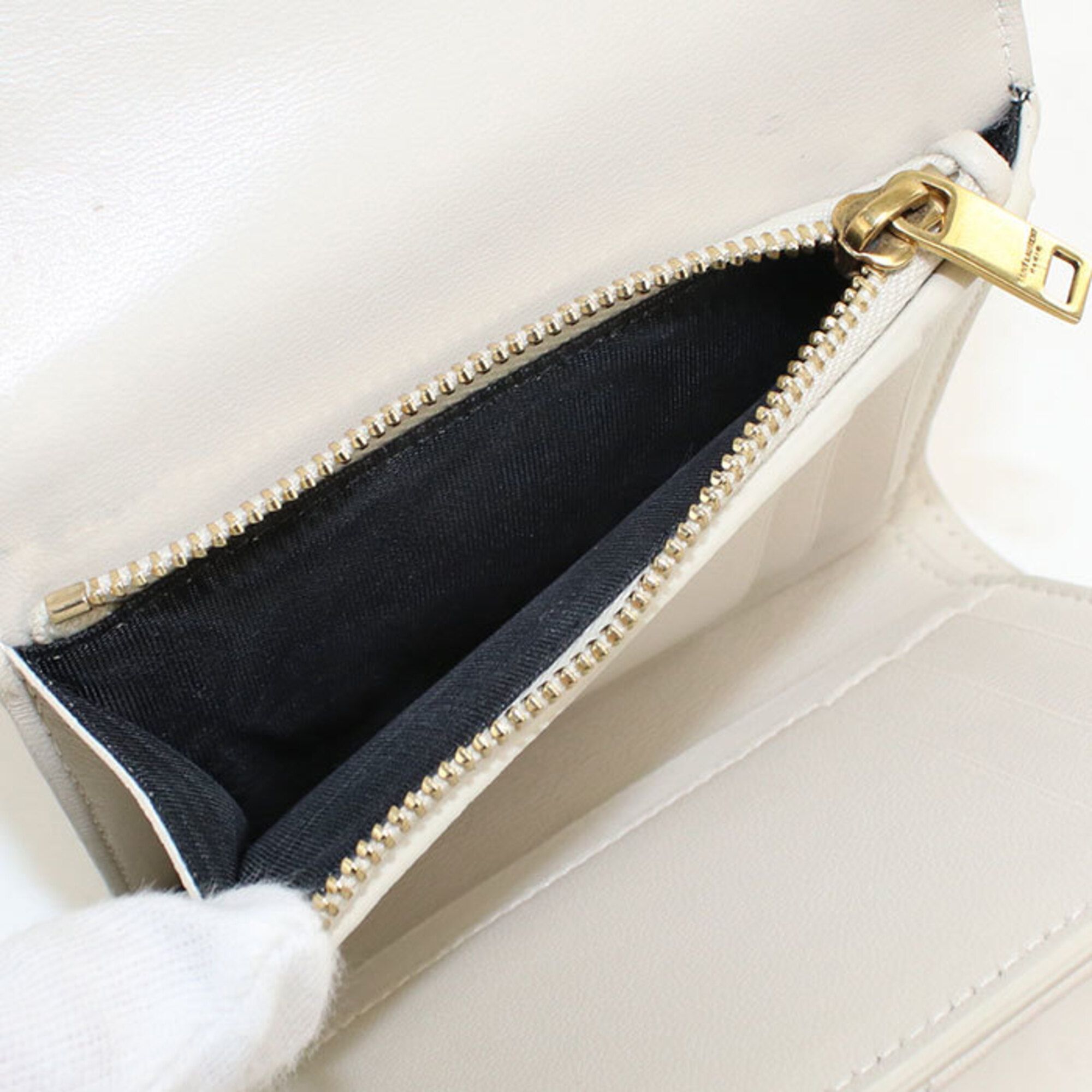 Leather Wallet (Tri-Fold) (Pre-Owned) - Saint Laurent - Modalova