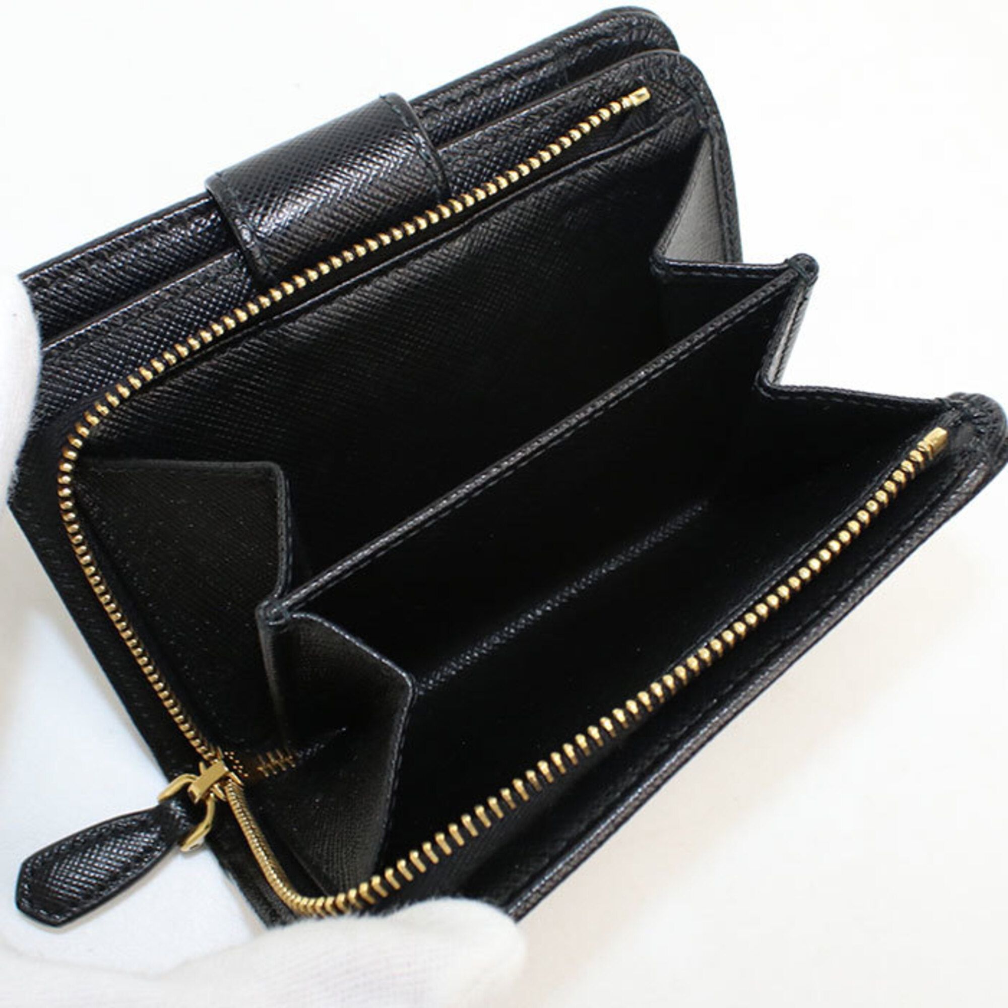 Leather Wallet (Bi-Fold) (Pre-Owned) - Prada - Modalova
