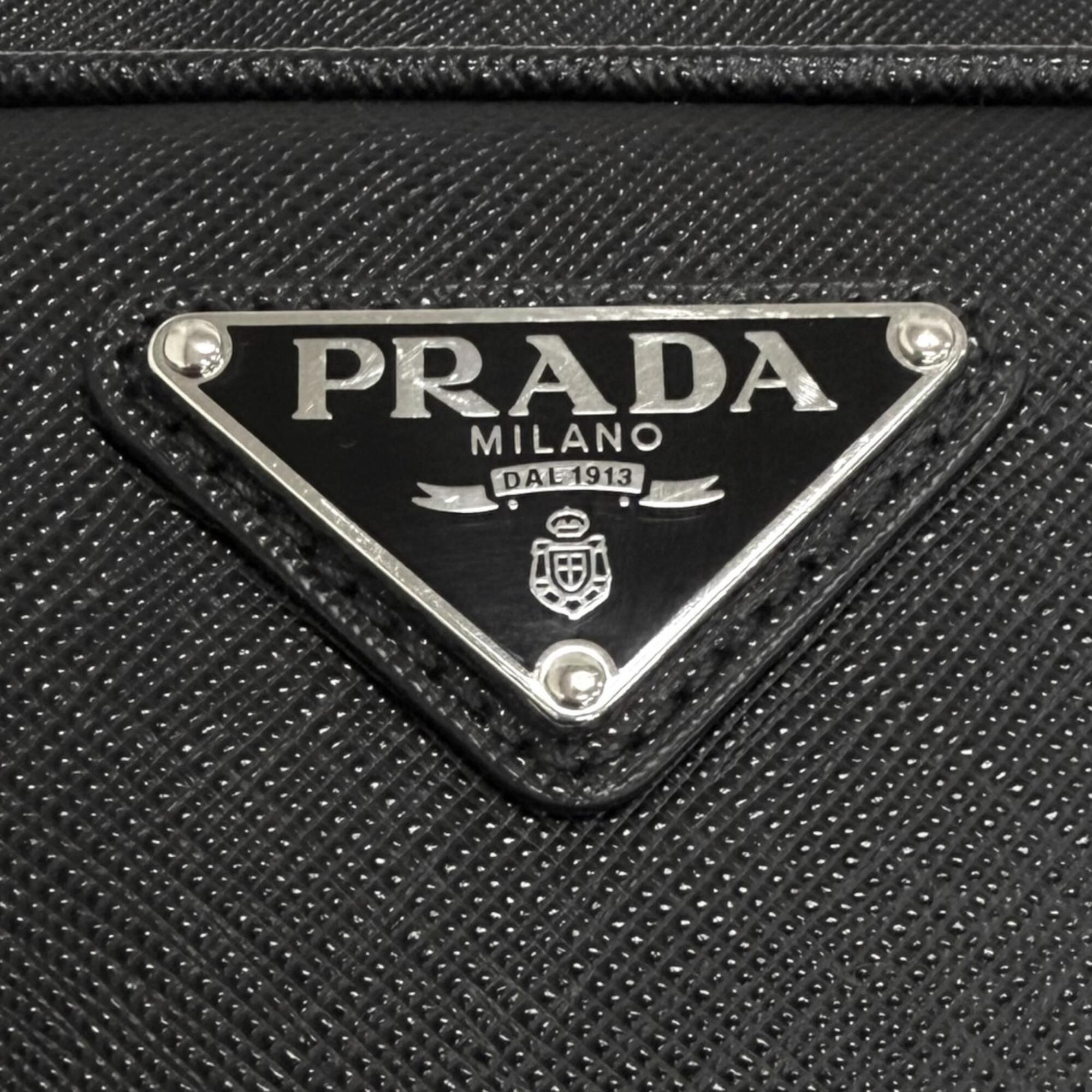 Leather Pouch Shoulder Bag (Pre-Owned) - Prada - Modalova