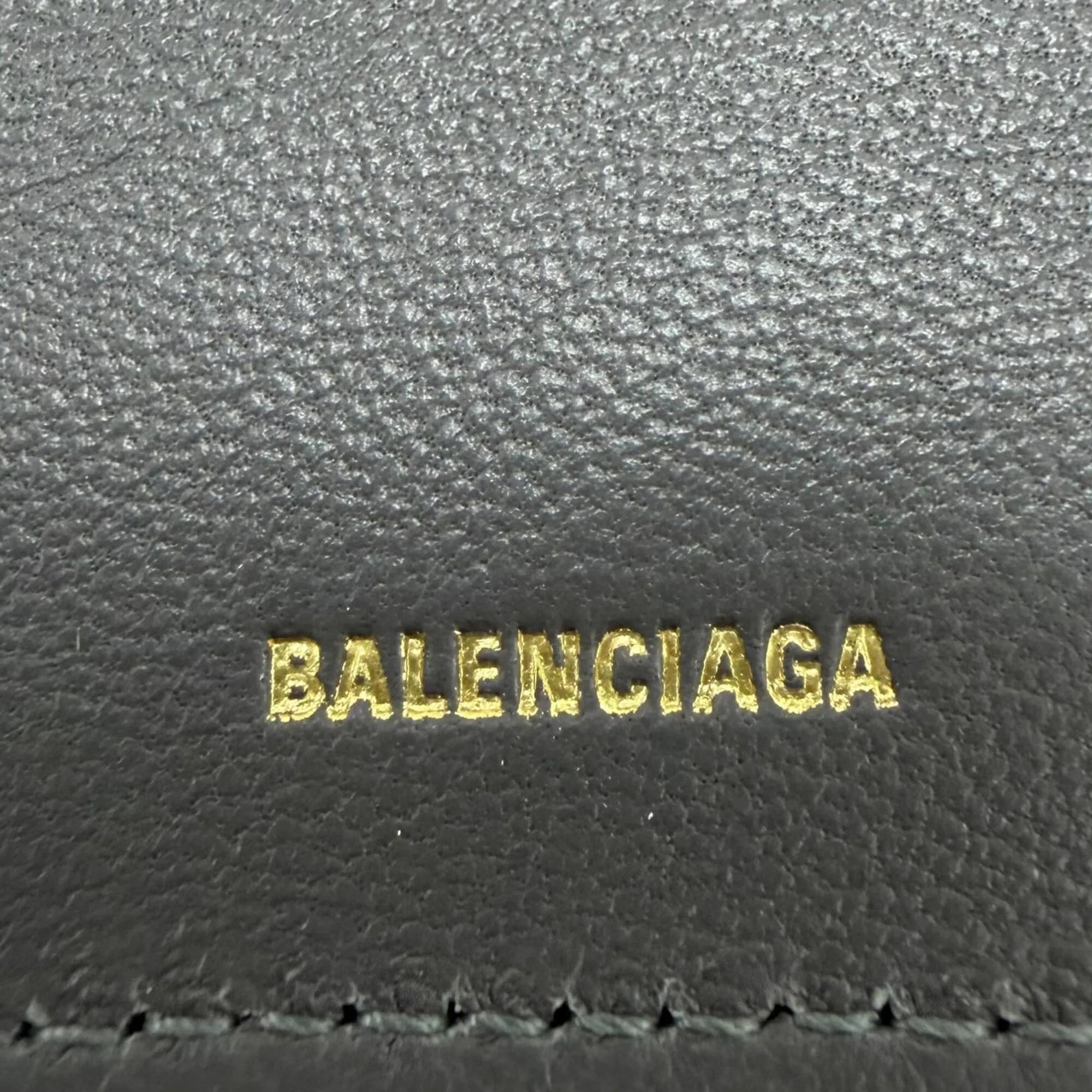 Leather Long Wallet (Tri-Fold) (Pre-Owned) - Balenciaga - Modalova