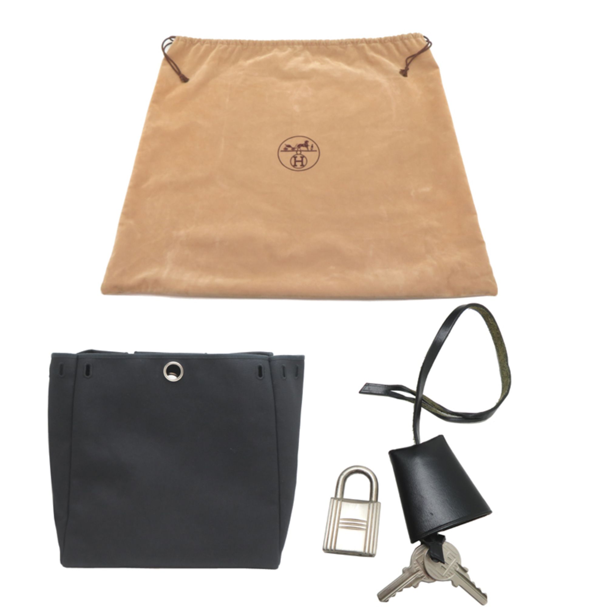 Toile Officier Handbag (Pre-Owned) - Hermes - Modalova