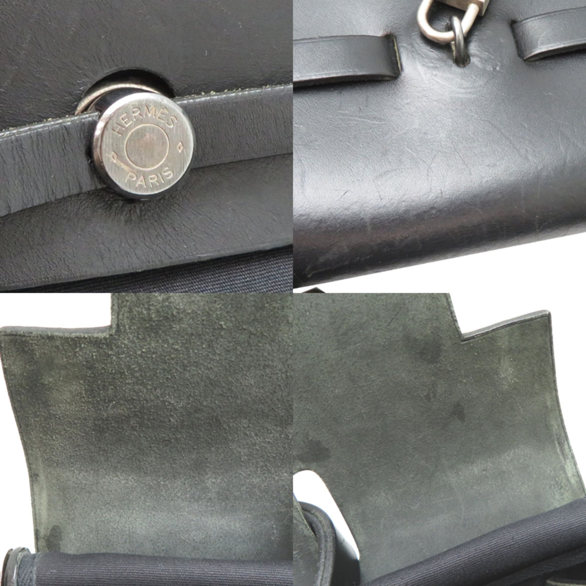 Toile Officier Handbag (Pre-Owned) - Hermes - Modalova