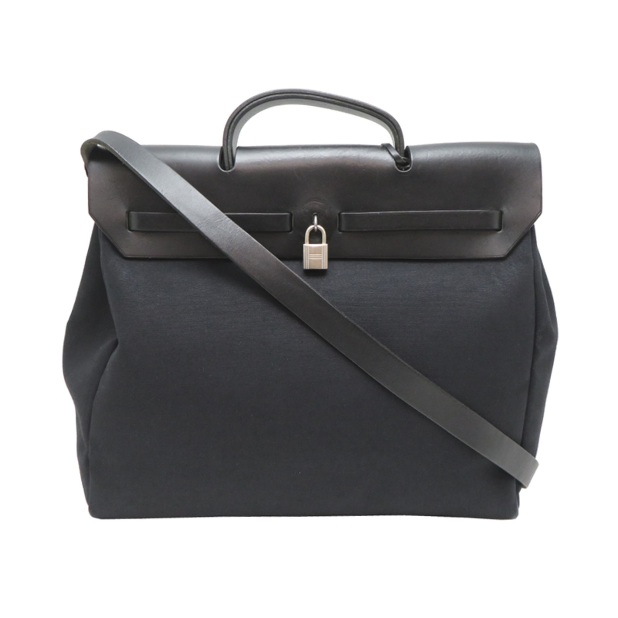 Toile Officier Handbag (Pre-Owned) - Hermes - Modalova