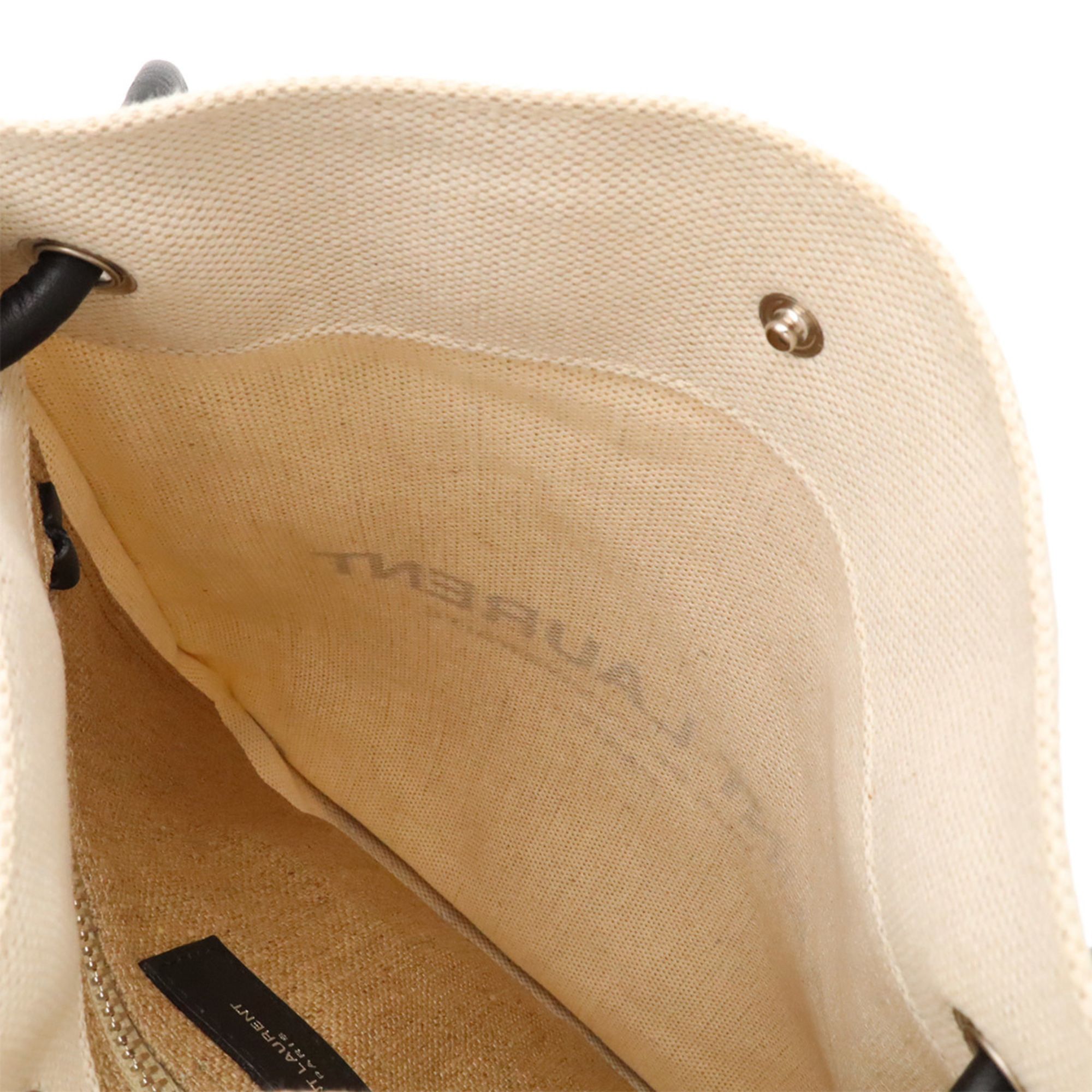Canvas Leather Backpack Shoulder Bag (Pre-Owned) - Yves Saint Laurent - Modalova