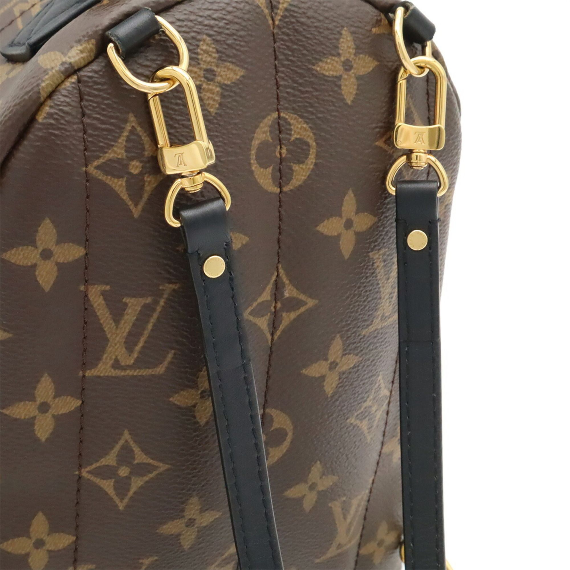 Monogram Canvas Leather Backpack Shoulder Bag (Pre-Owned) - Louis Vuitton - Modalova