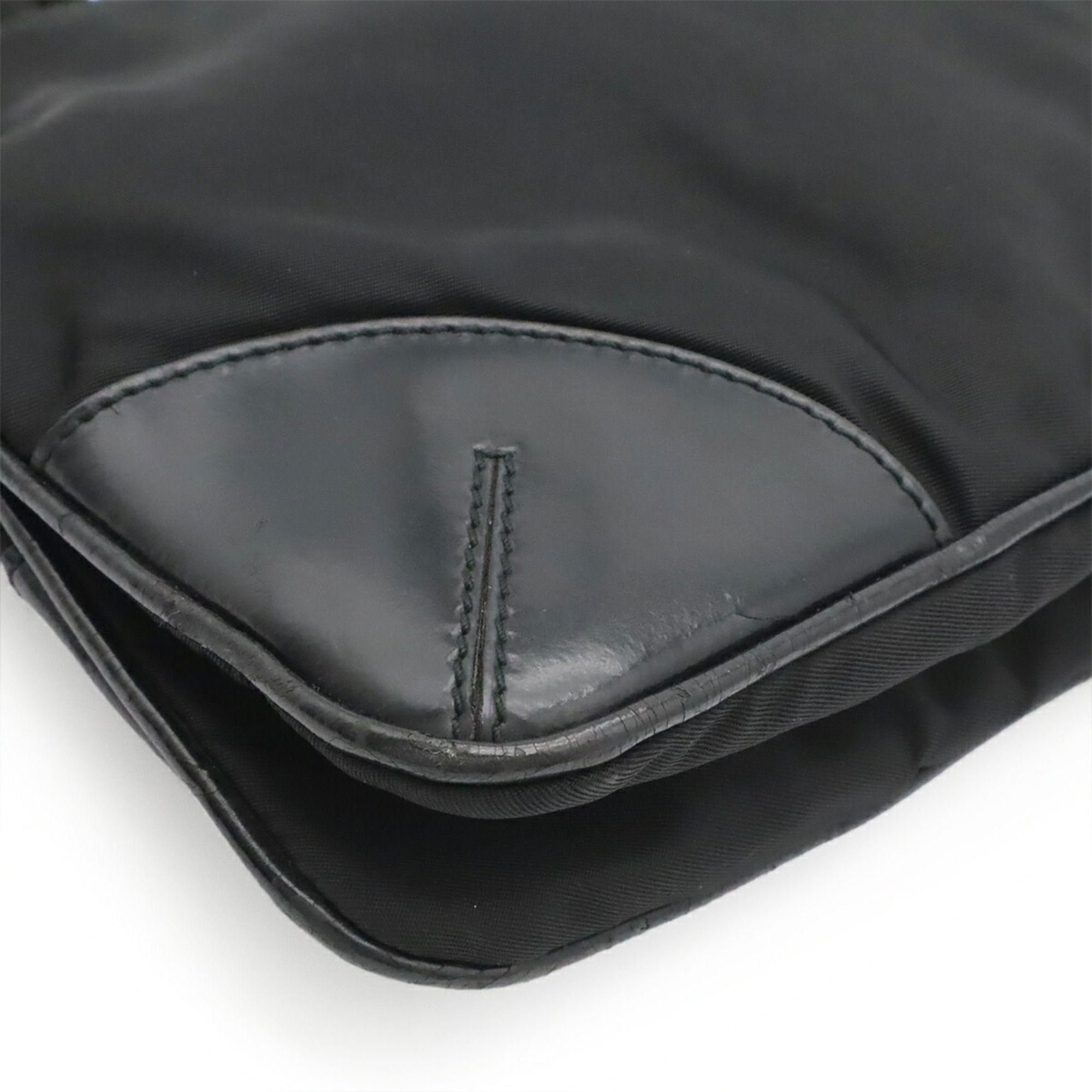 Nylon Leather Shoulder Bag (Pre-Owned) - Prada - Modalova
