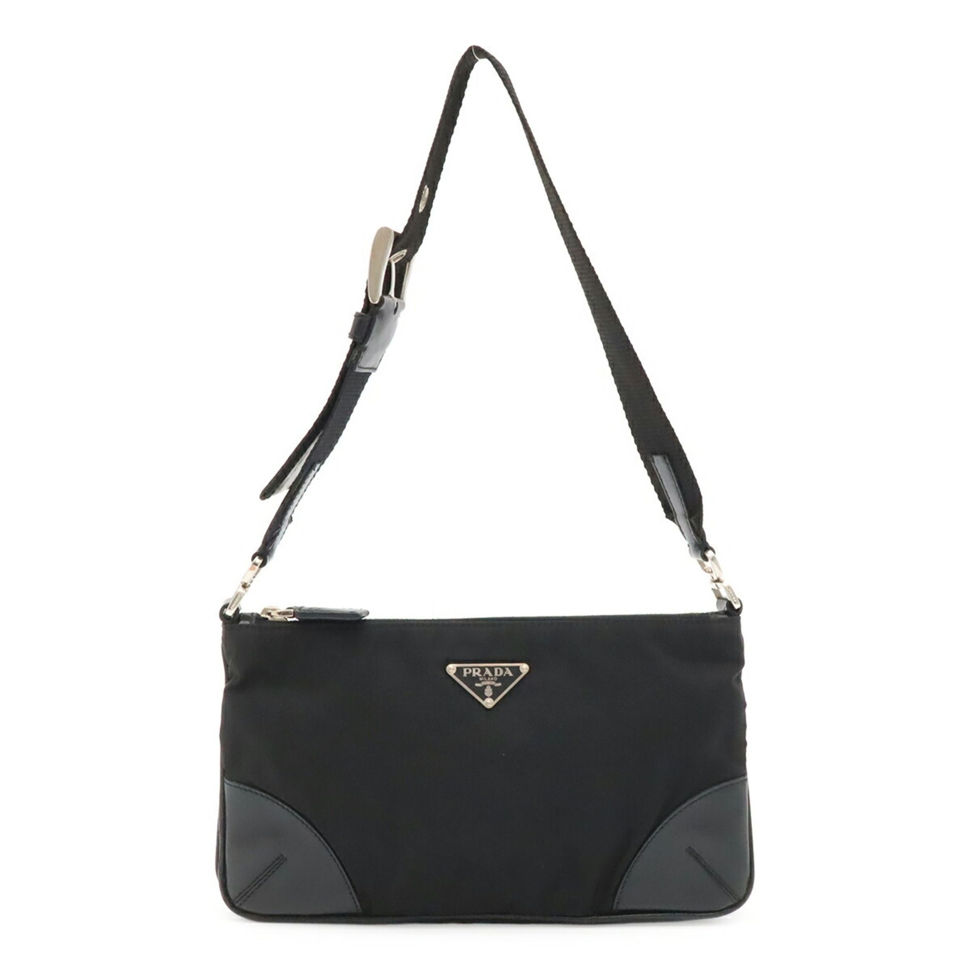 Nylon Leather Shoulder Bag (Pre-Owned) - Prada - Modalova