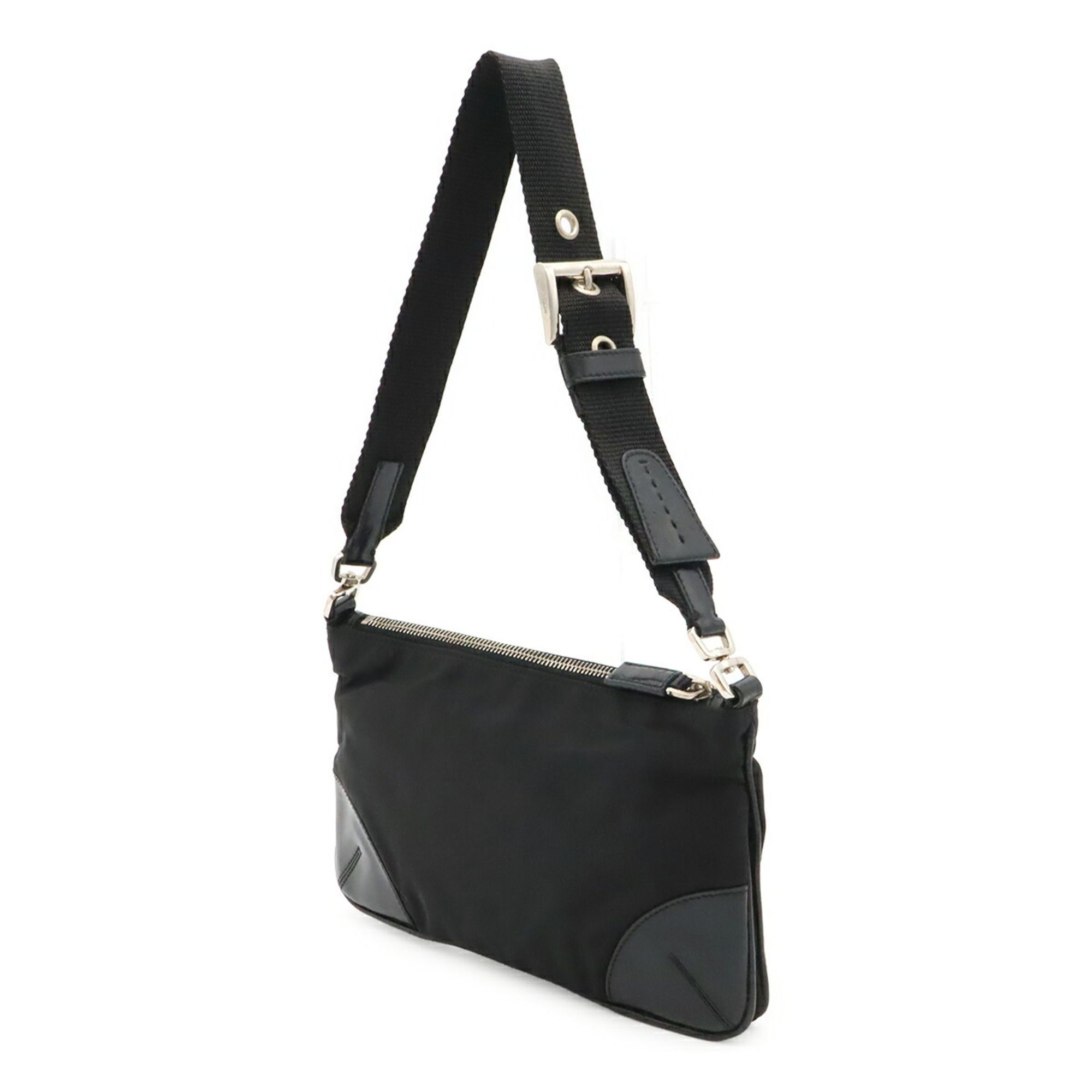 Nylon Leather Shoulder Bag (Pre-Owned) - Prada - Modalova