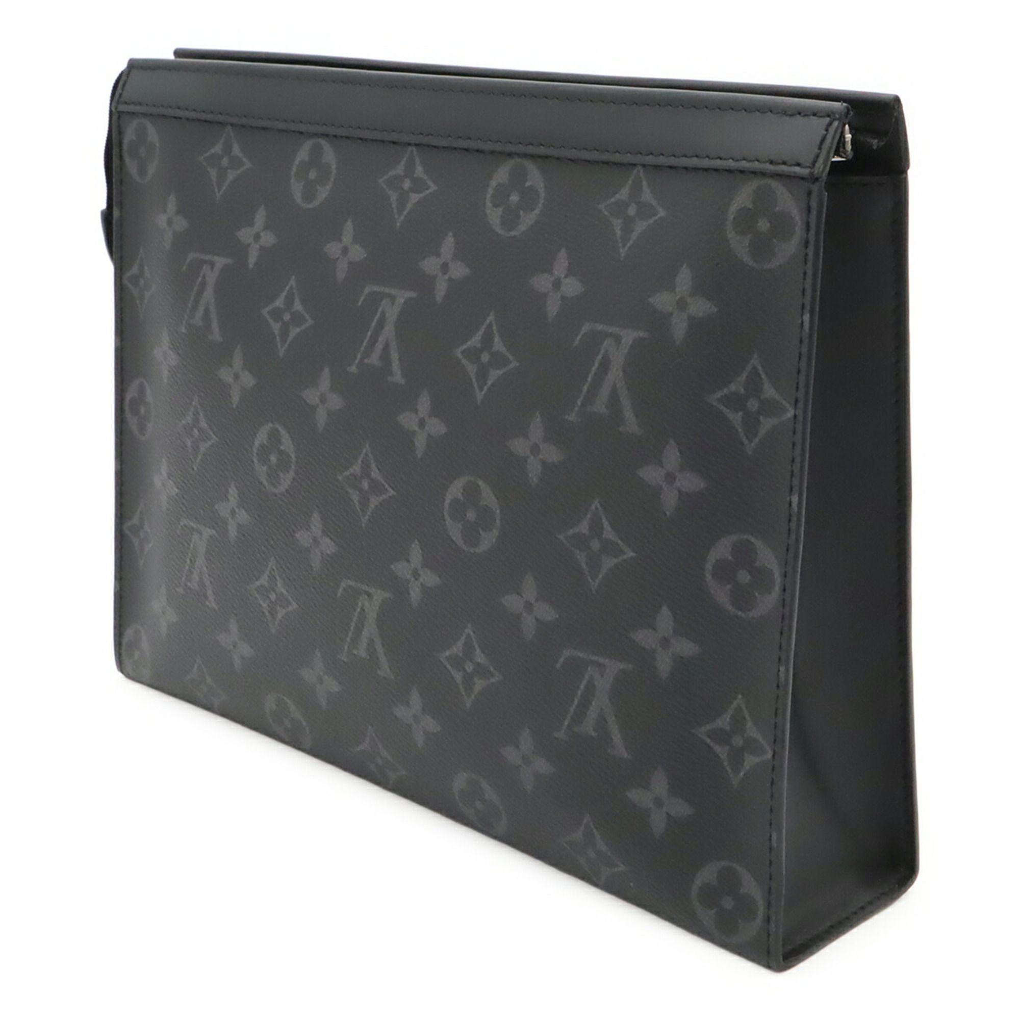 Monogram Eclipse Canvas Clutch Bag Pochette (Pre-Owned) - Louis Vuitton - Modalova