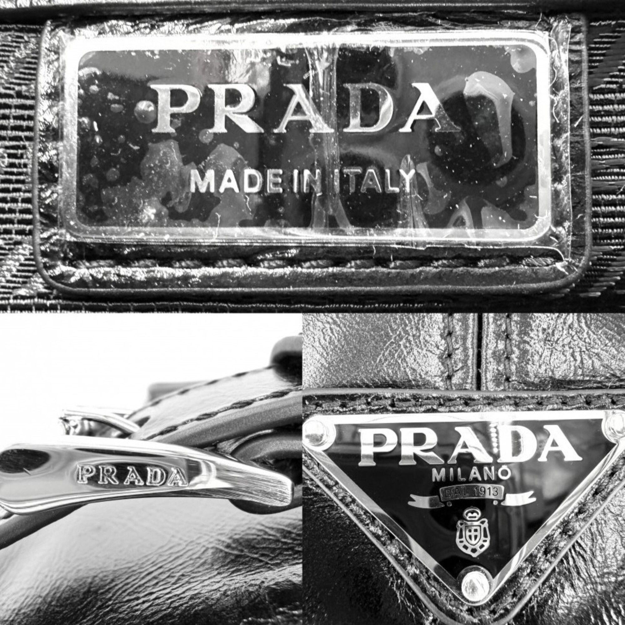 Leather Shoulder Bag (Pre-Owned) - Prada - Modalova