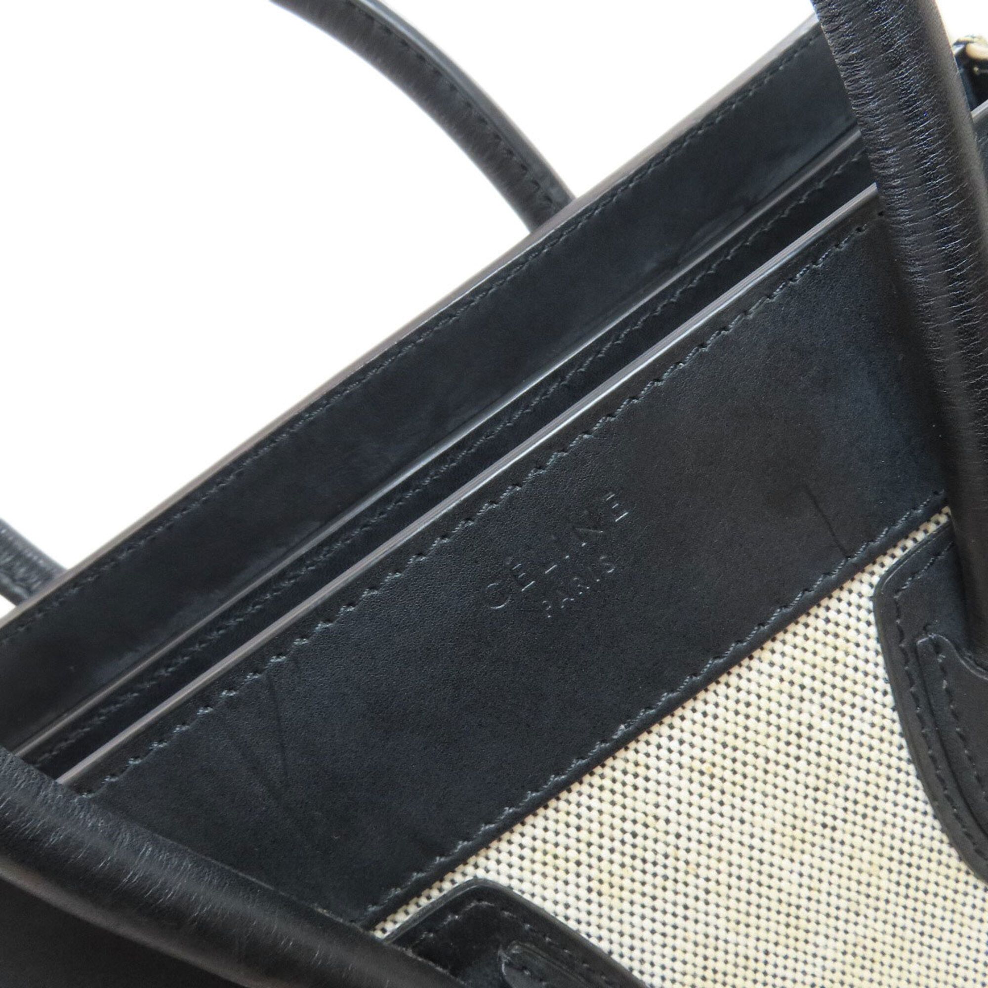 Leather Canvas Handbag (Pre-Owned) - Celine - Modalova