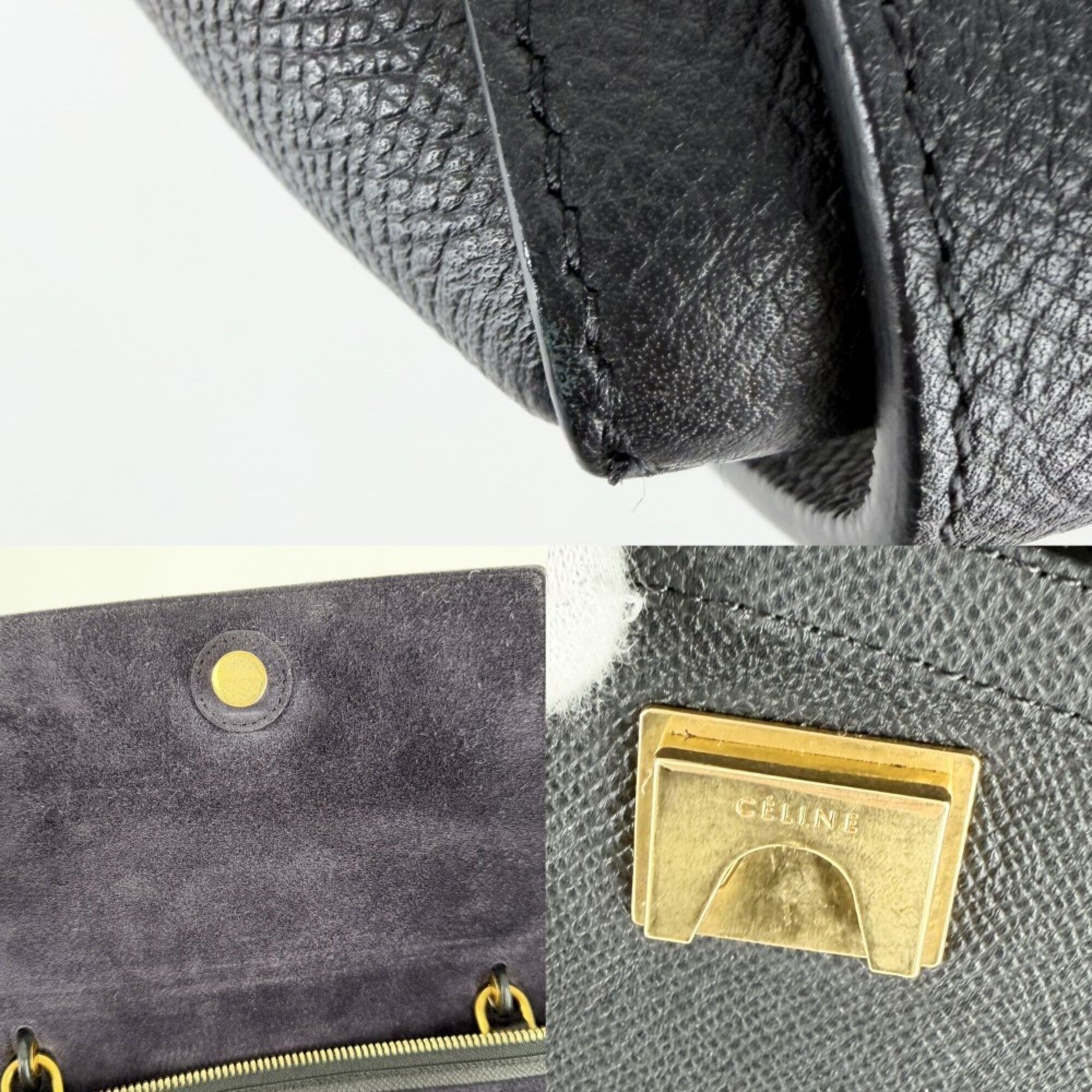 Leather Handbag Shoulder Bag (Pre-Owned) - Celine - Modalova