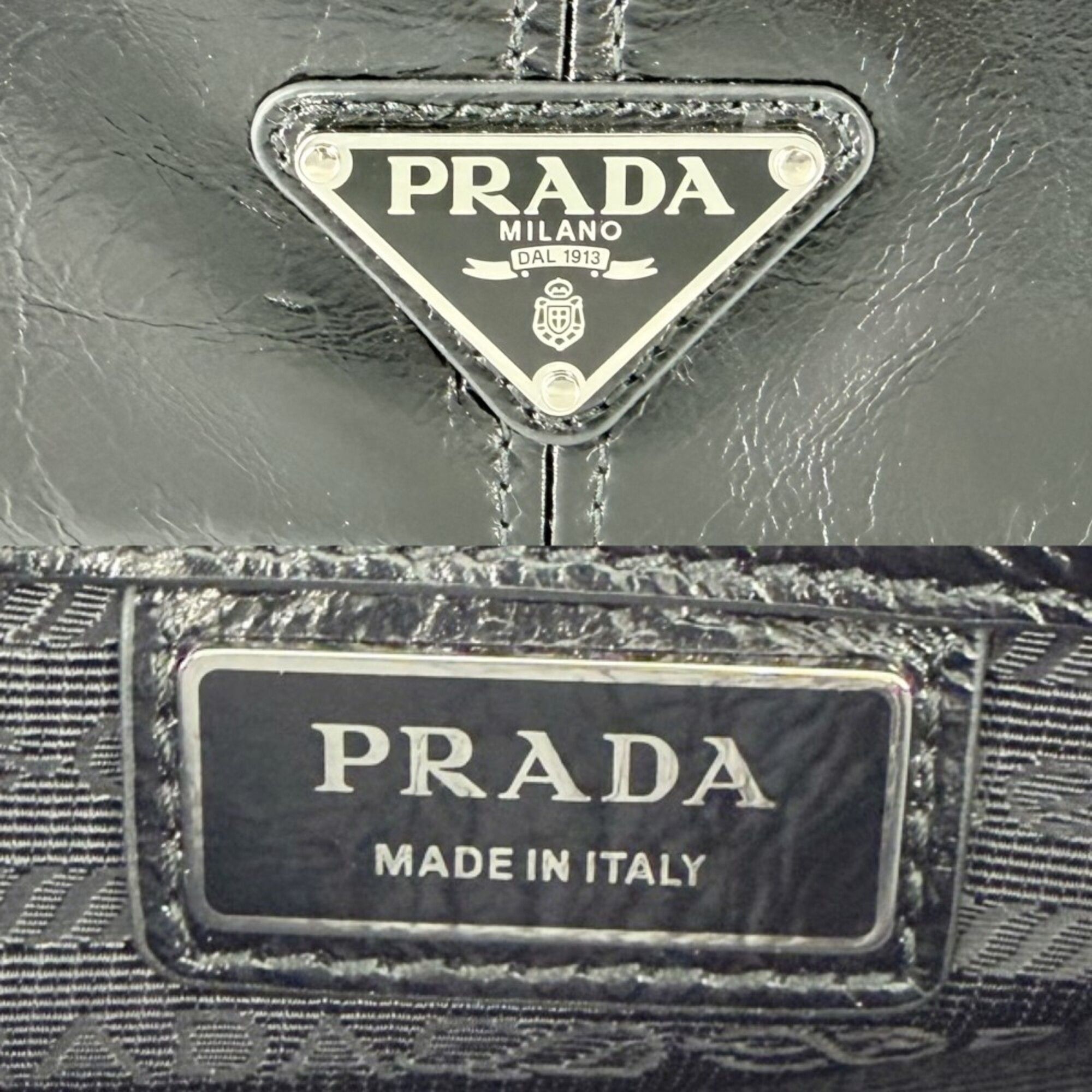 Leather Shoulder Bag (Pre-Owned) - Prada - Modalova