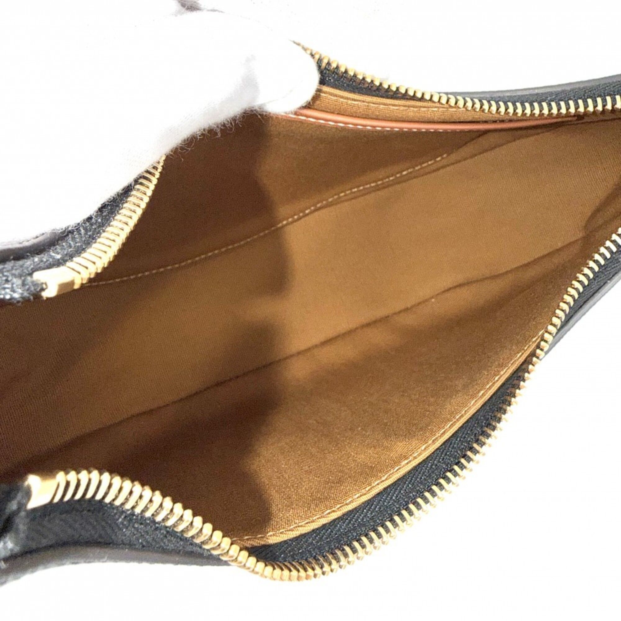 Leather Canvas Handbag Shoulder Bag (Pre-Owned) - Celine - Modalova
