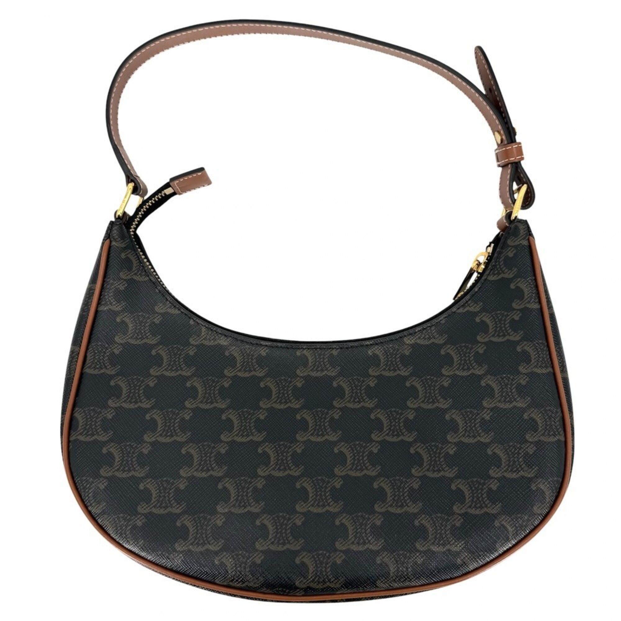 Leather Canvas Handbag Shoulder Bag (Pre-Owned) - Celine - Modalova